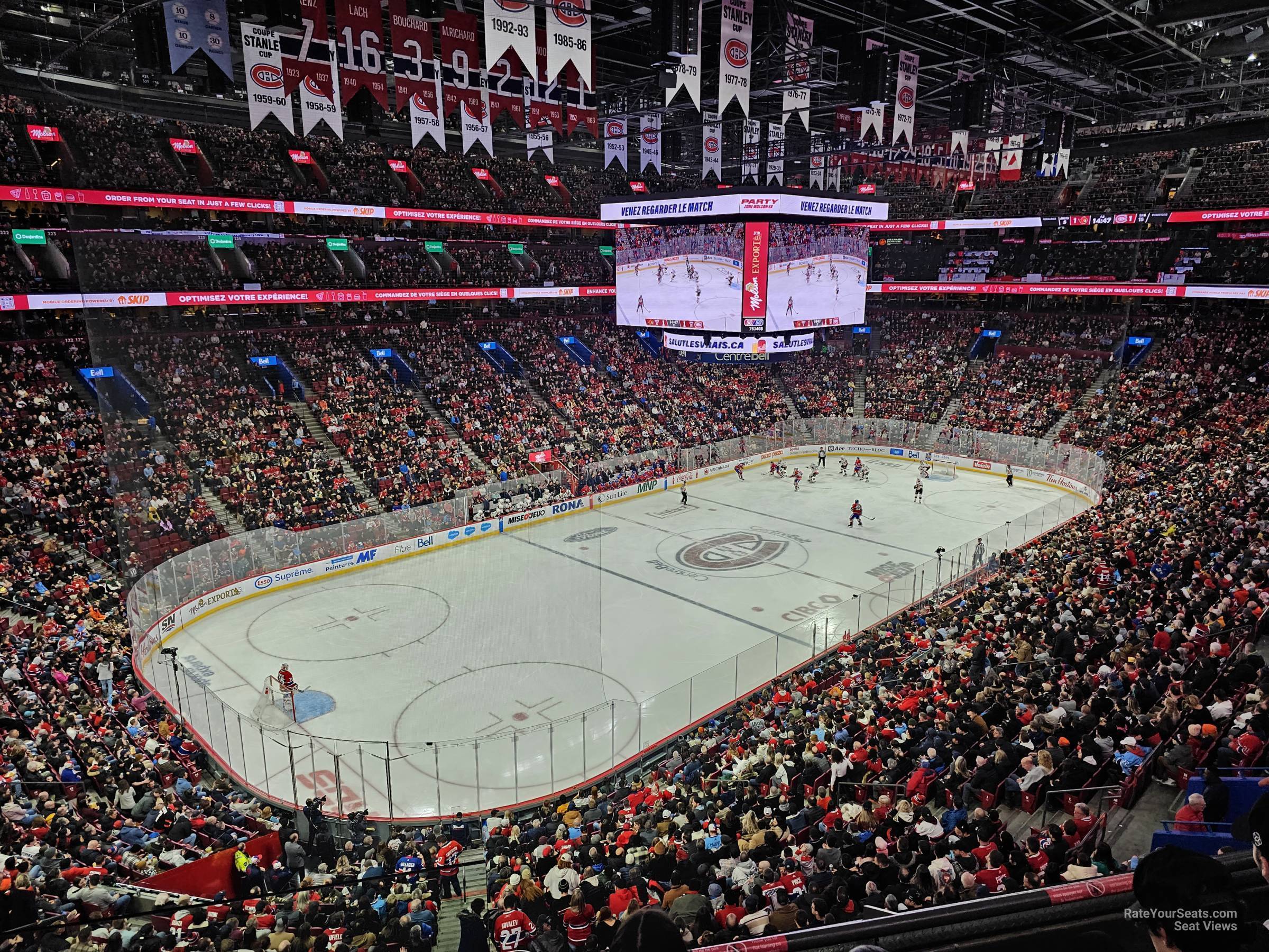 section 216, row cc seat view  for hockey - bell centre