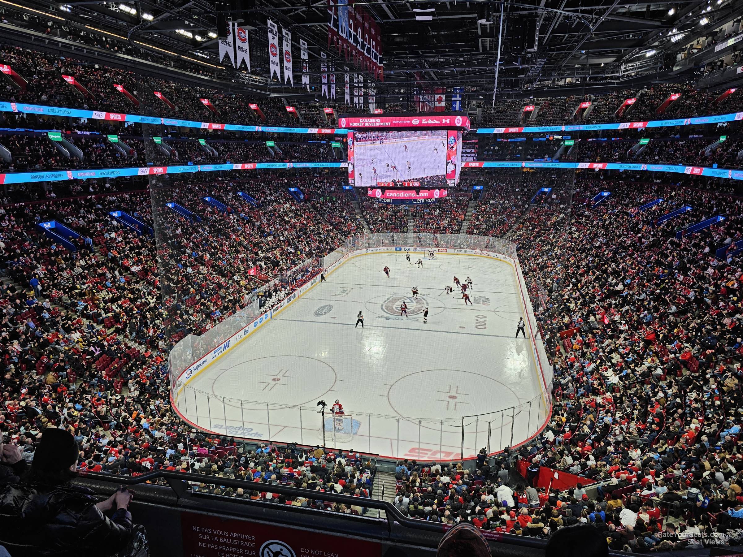 section 218, row cc seat view  for hockey - bell centre