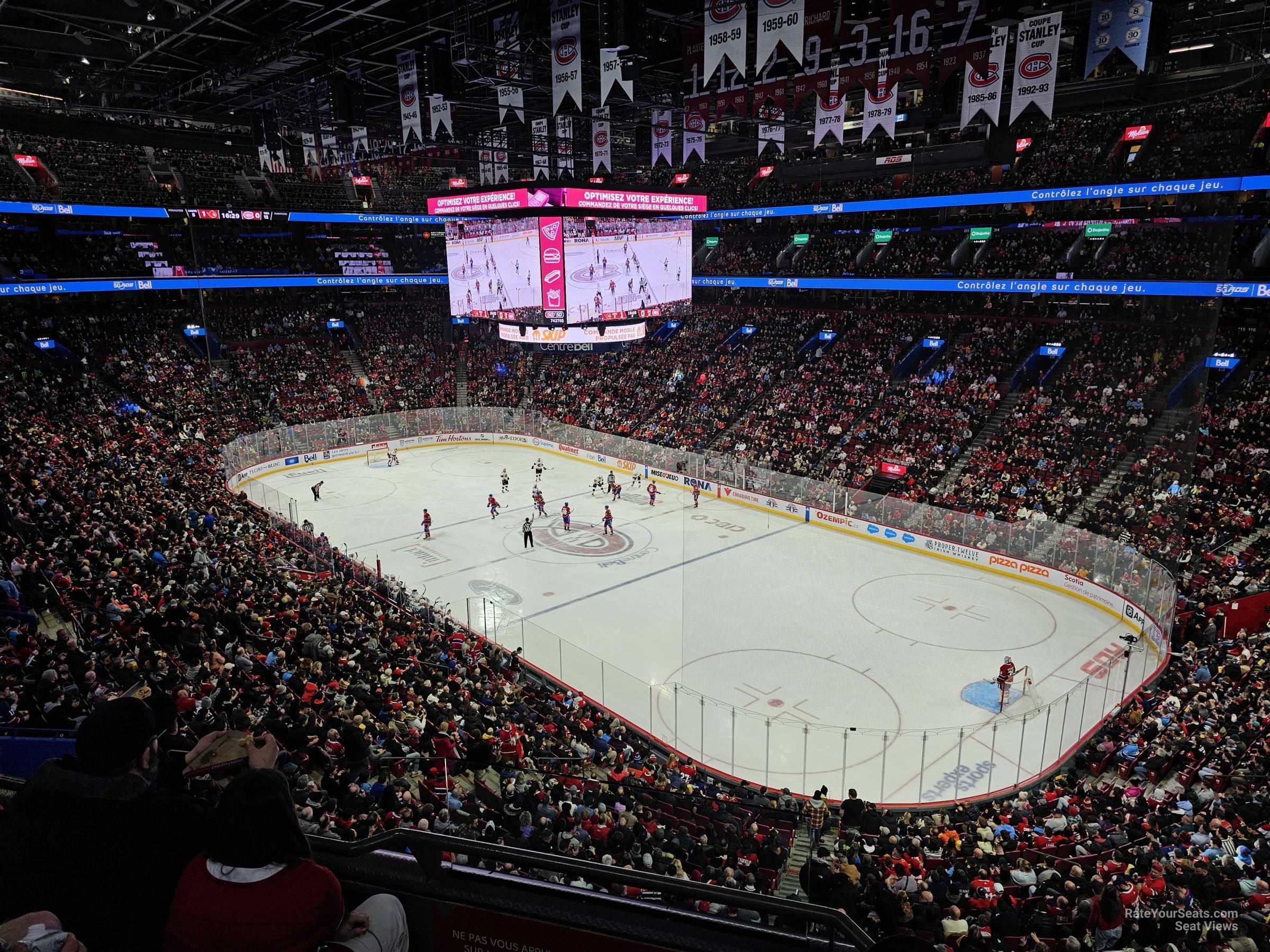 section 221, row cc seat view  for hockey - bell centre