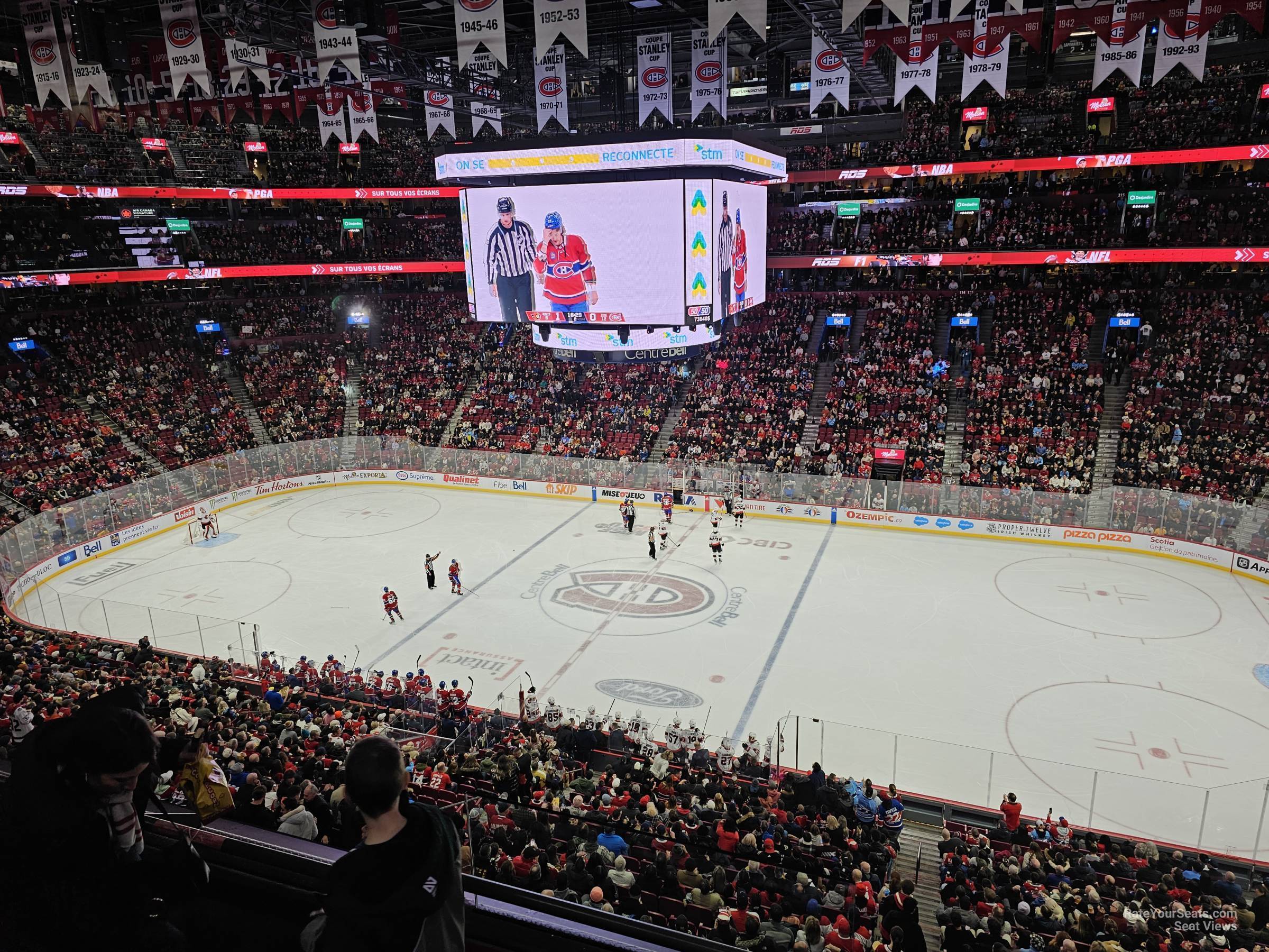 section 223, row cc seat view  for hockey - bell centre