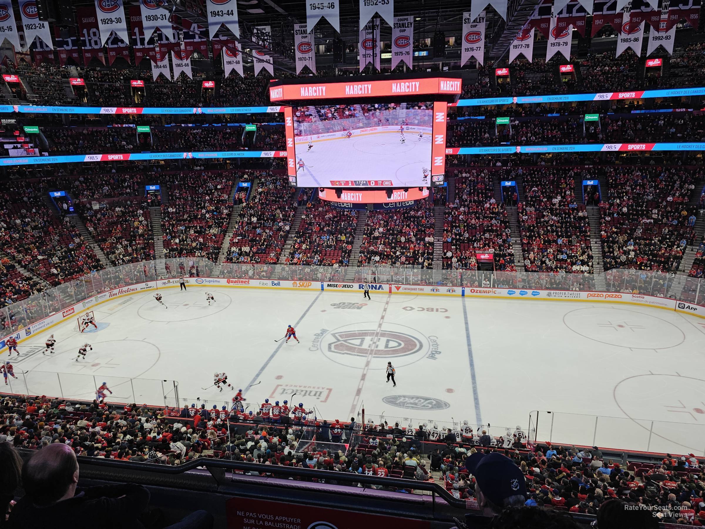 section 224, row cc seat view  for hockey - bell centre