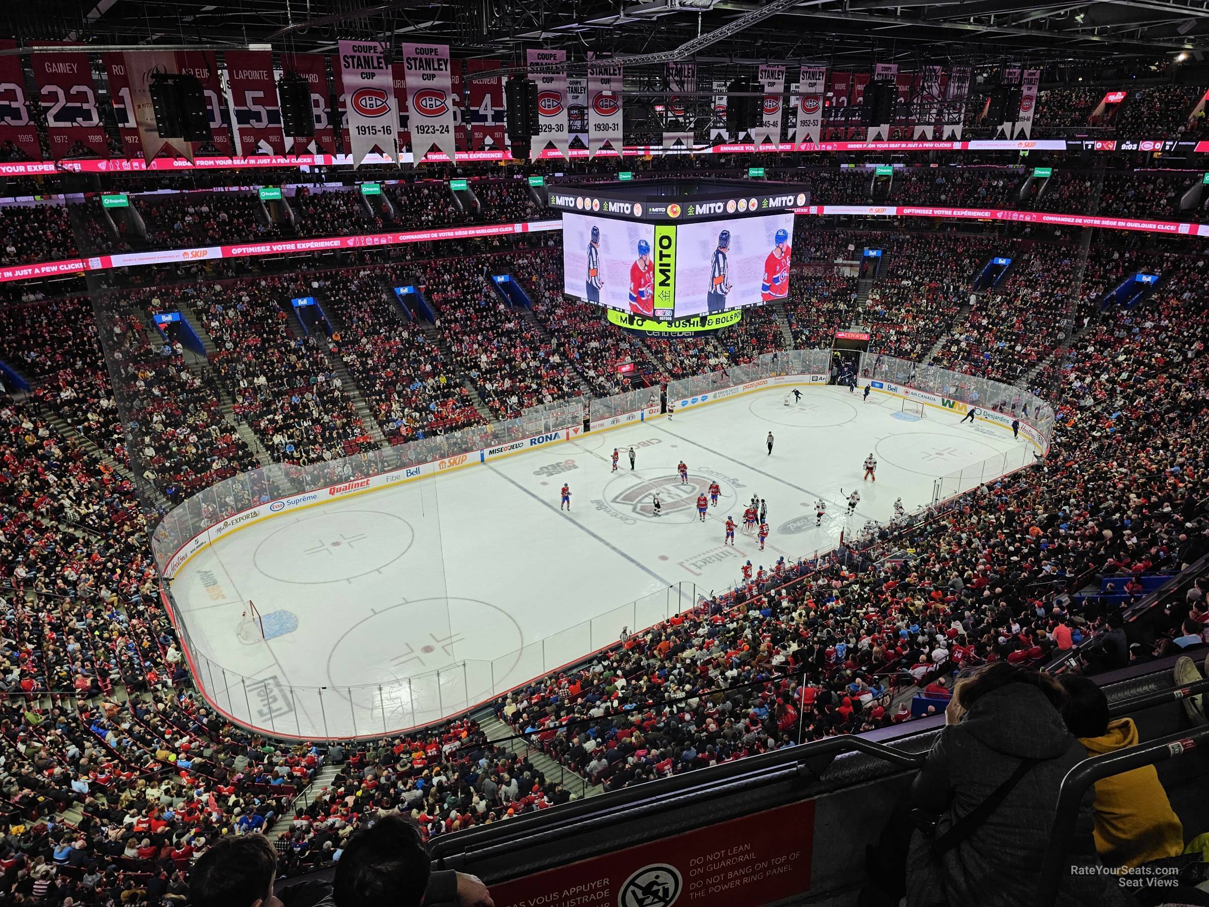 section 305, row cc seat view for hockey - bell centre
