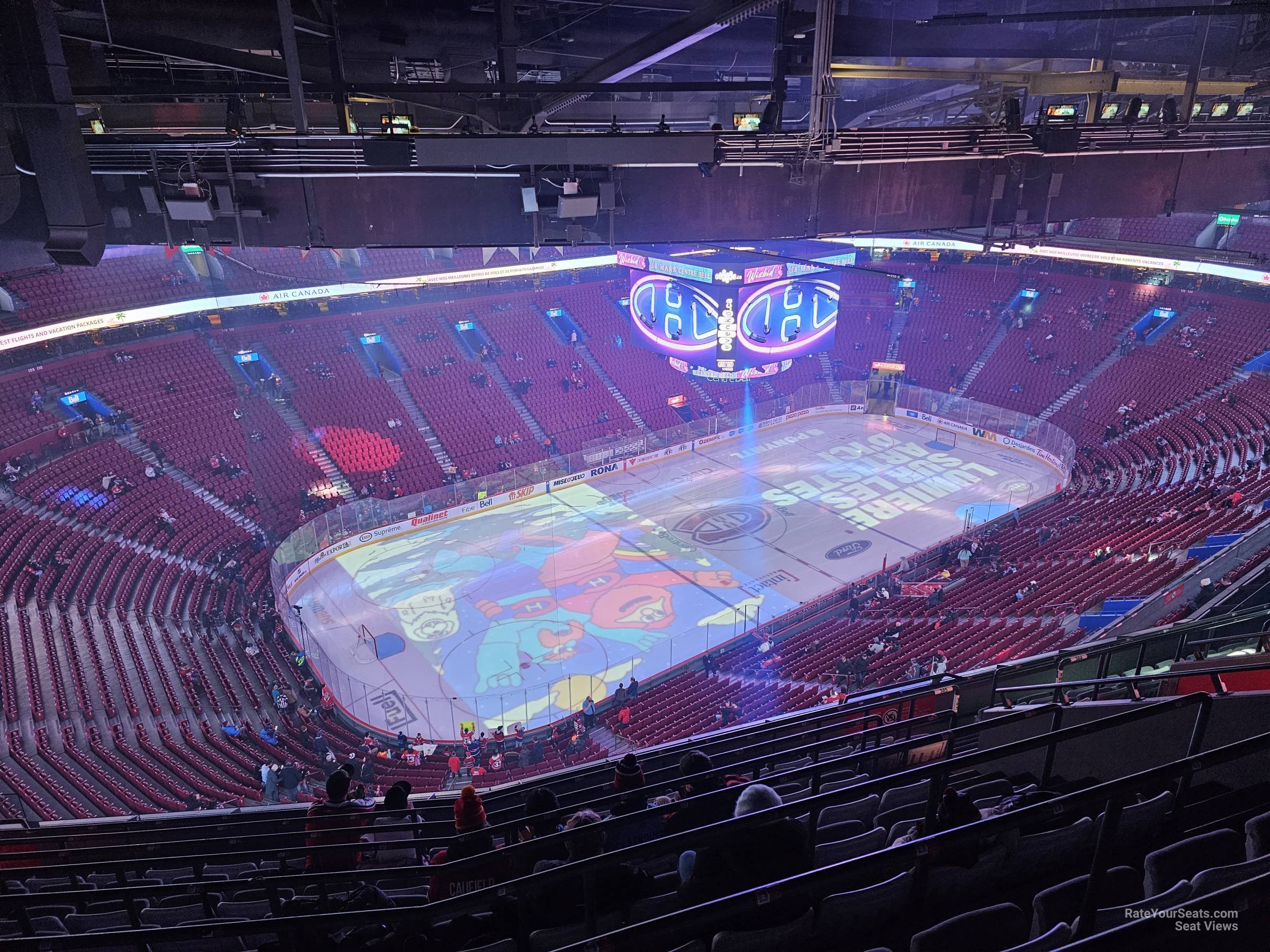 section 305, row d seat view  for hockey - bell centre
