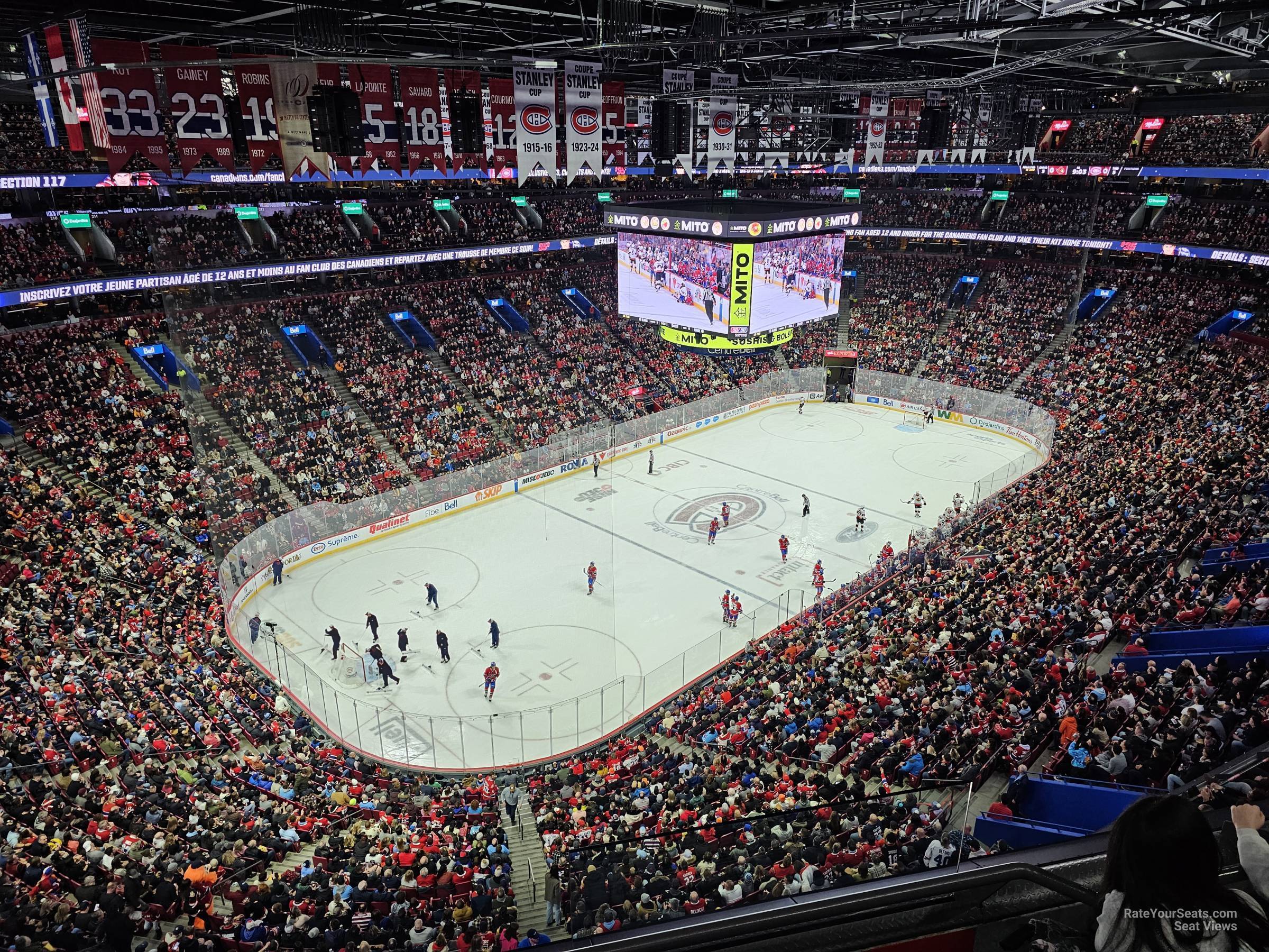 section 306, row cc seat view  for hockey - bell centre