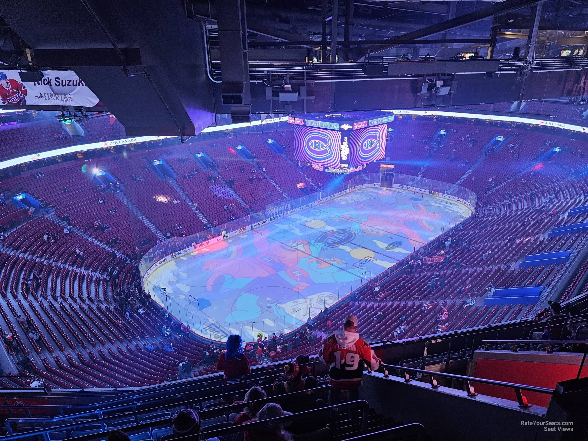 section 306, row d seat view  for hockey - bell centre