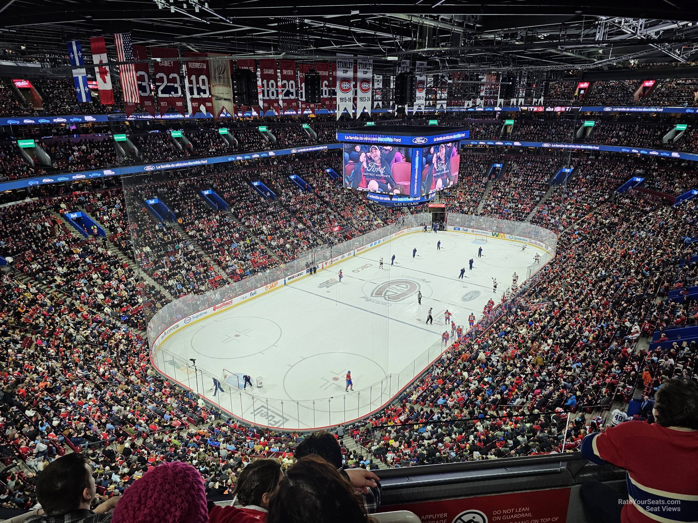 section 307, row cc seat view  for hockey - bell centre