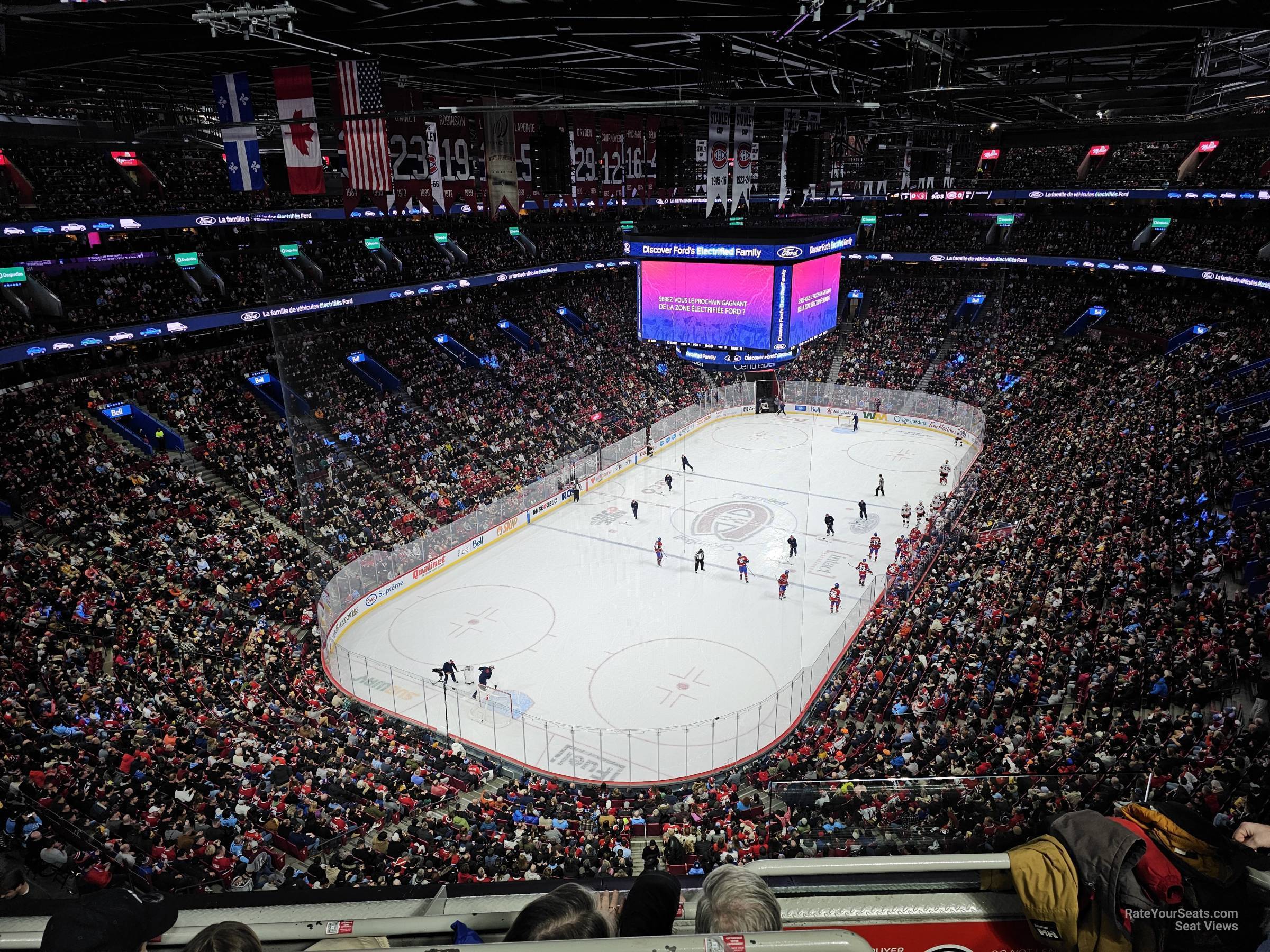 section 308, row cc seat view  for hockey - bell centre