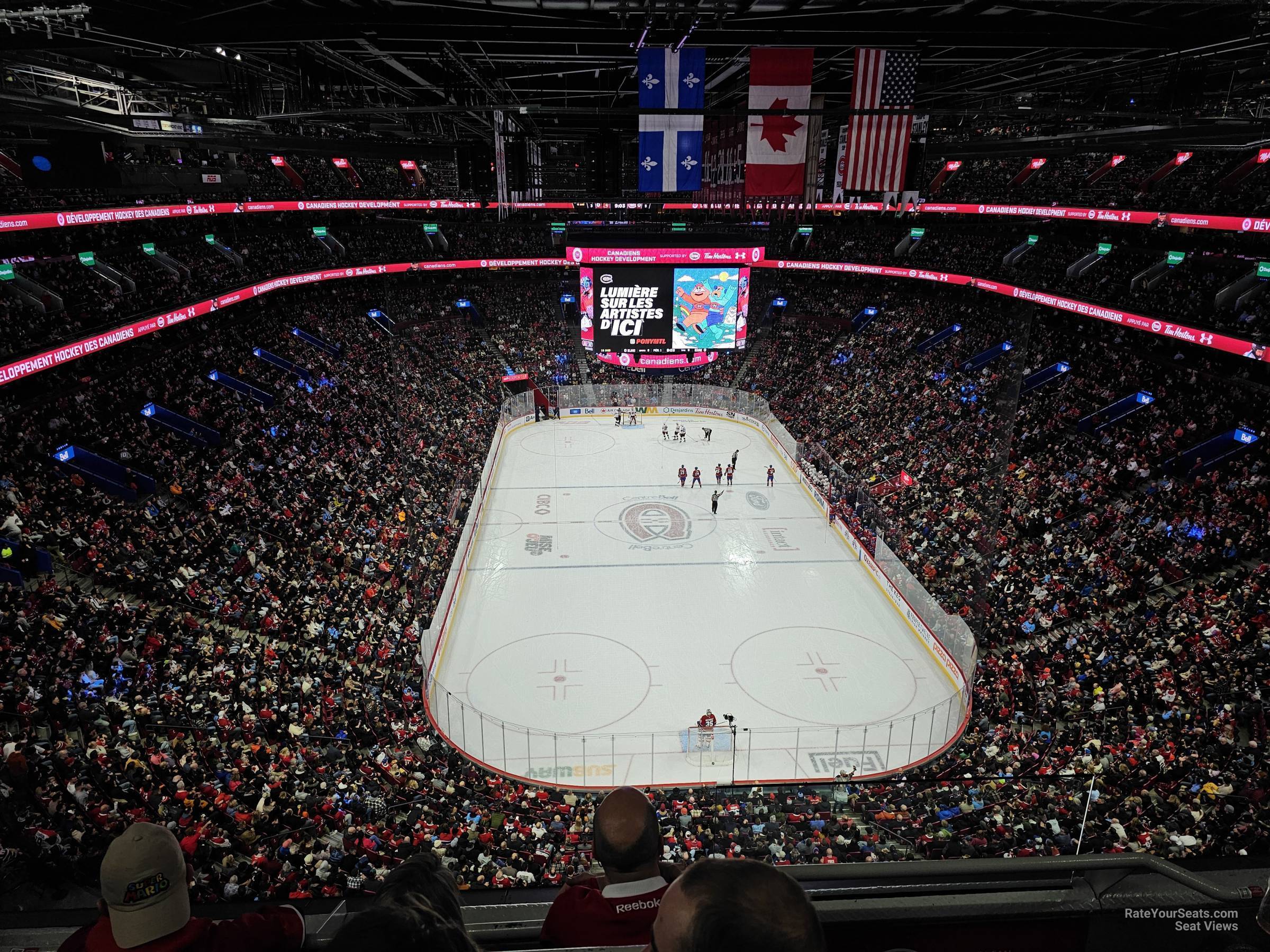 section 311, row cc seat view  for hockey - bell centre