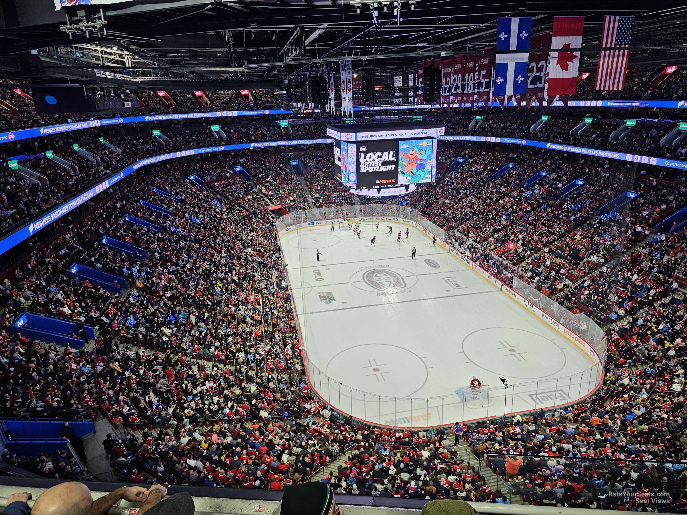 section 312, row cc seat view  for hockey - bell centre