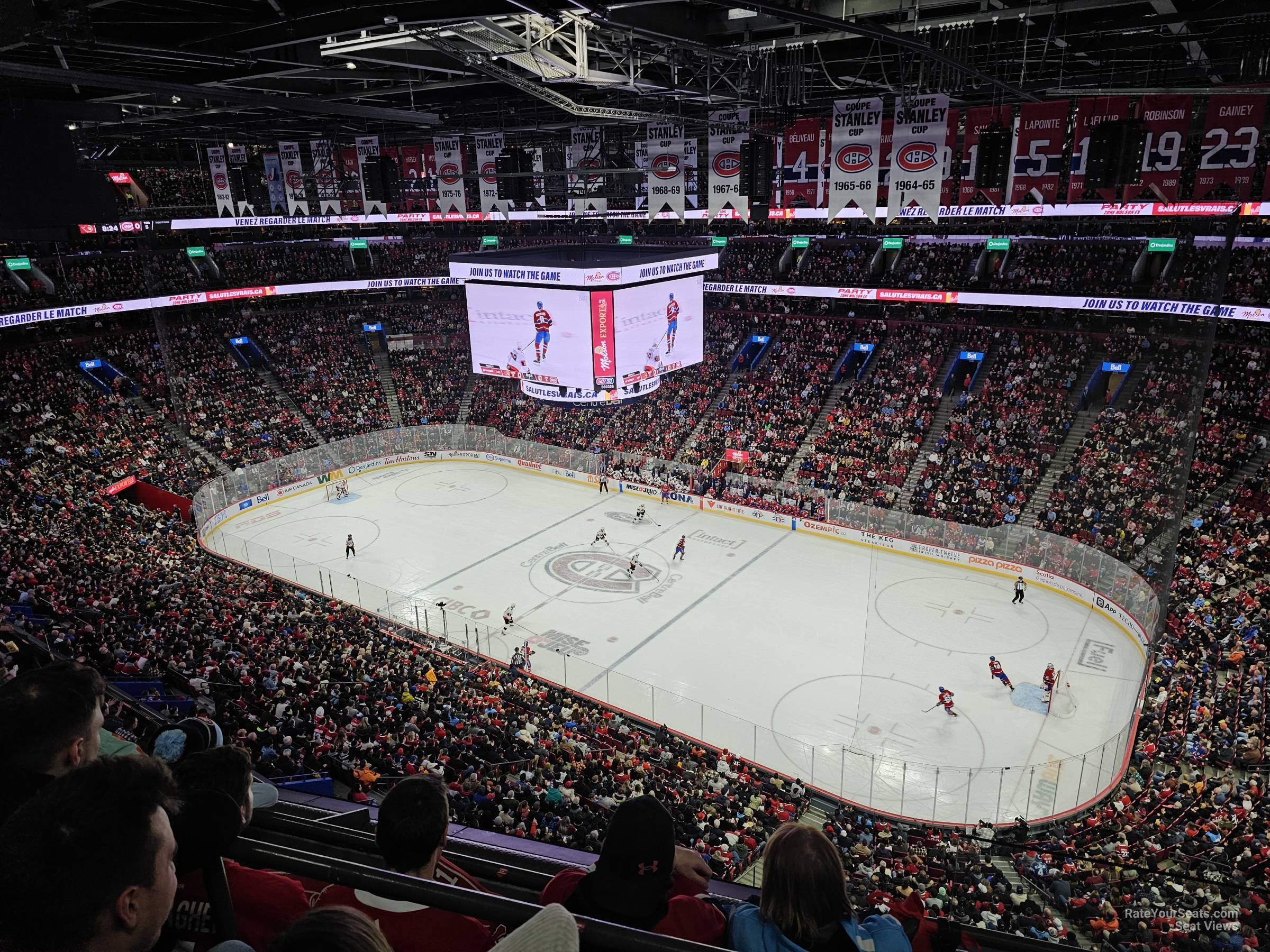 section 316, row cc seat view for hockey - bell centre