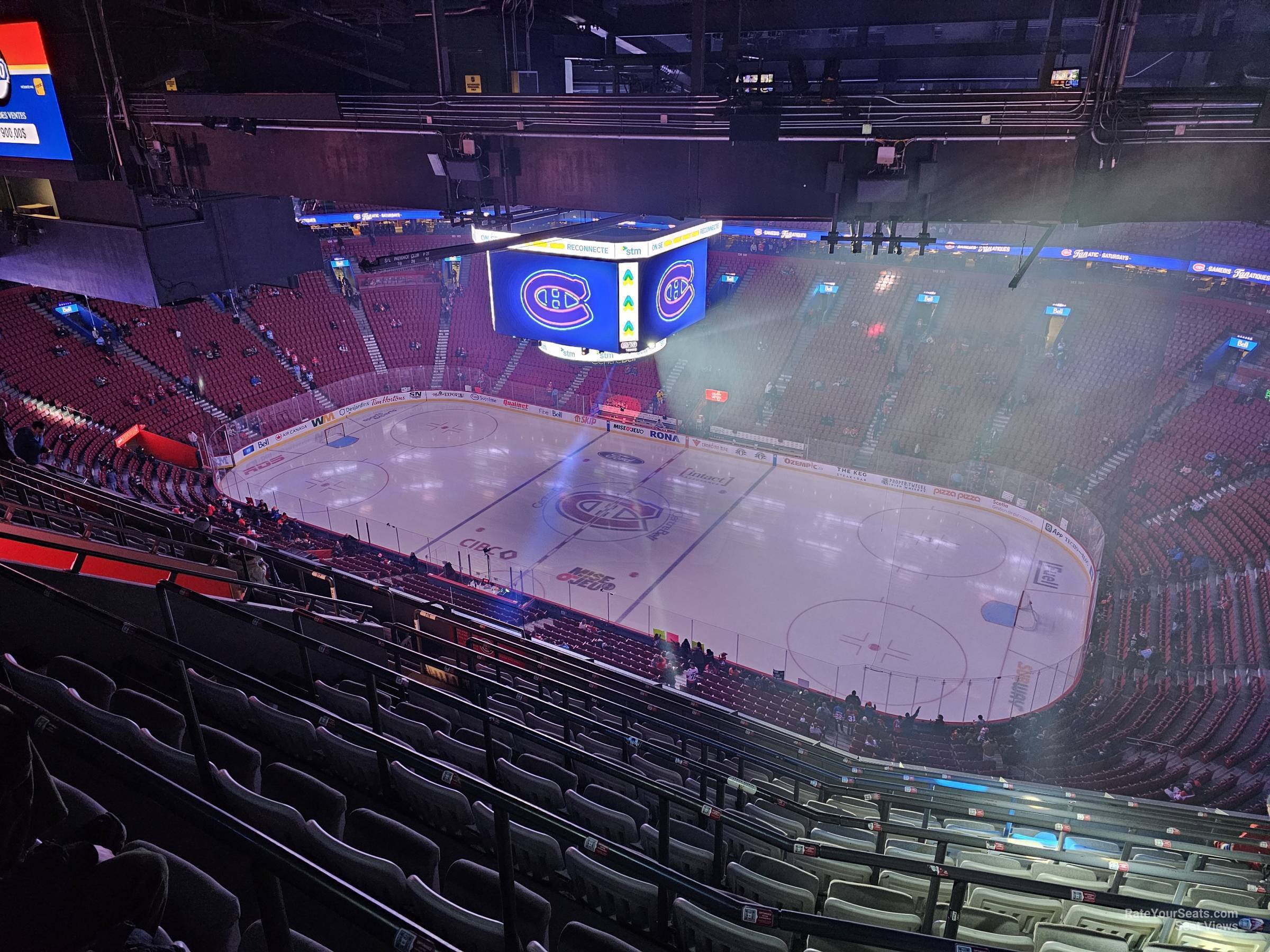 section 316, row d seat view  for hockey - bell centre