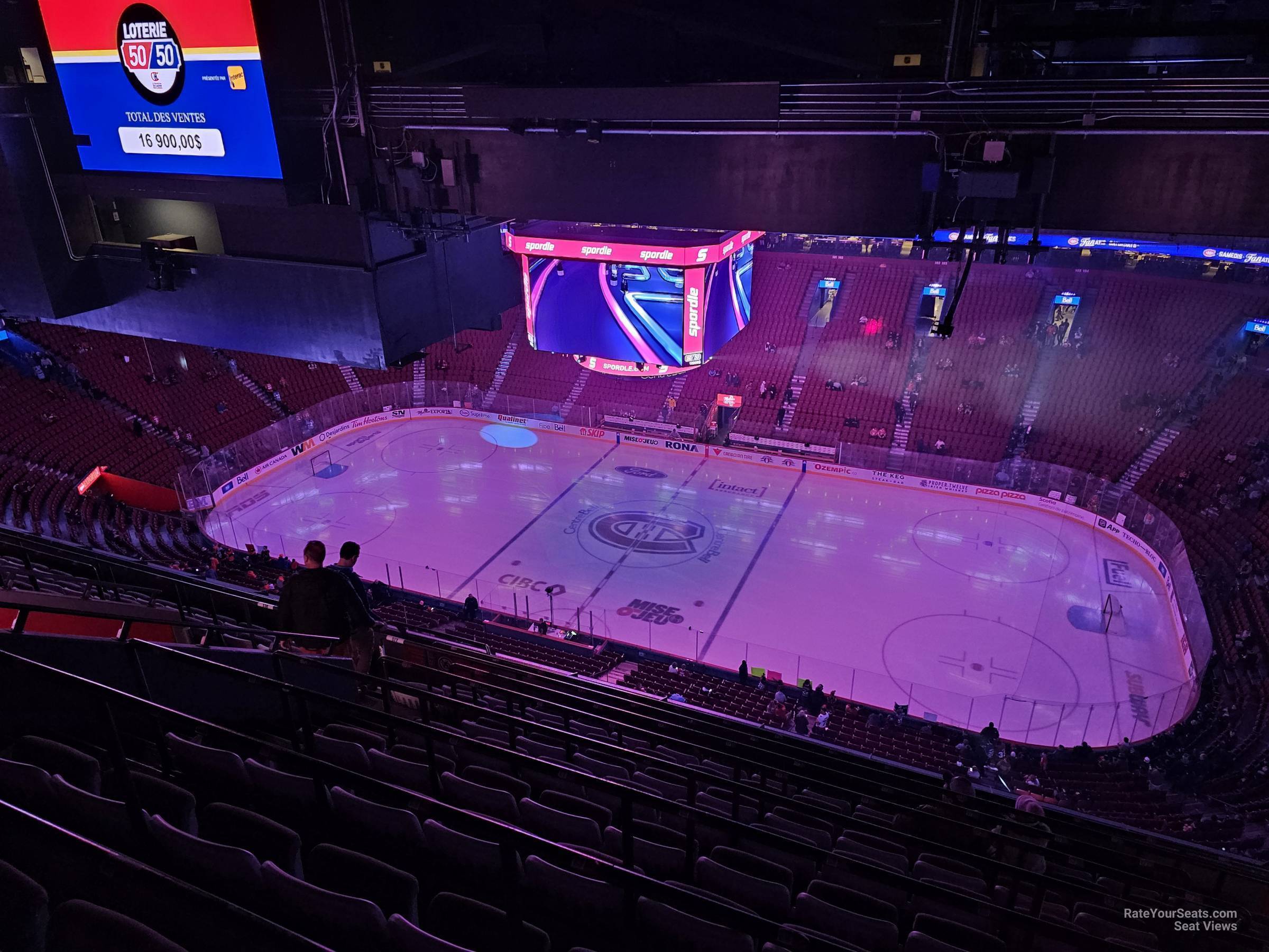 section 317, row d seat view  for hockey - bell centre