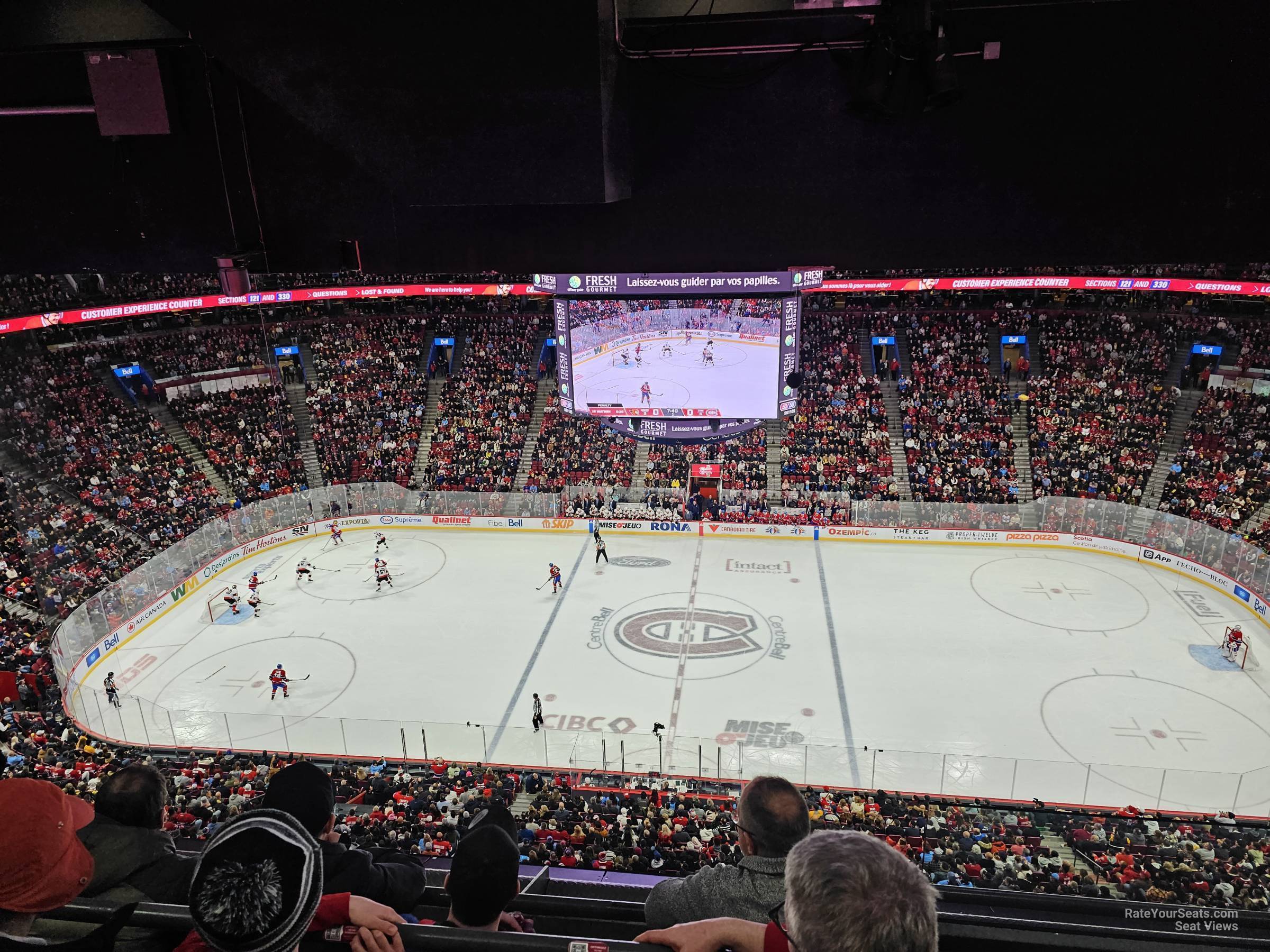 section 319, row cc seat view  for hockey - bell centre