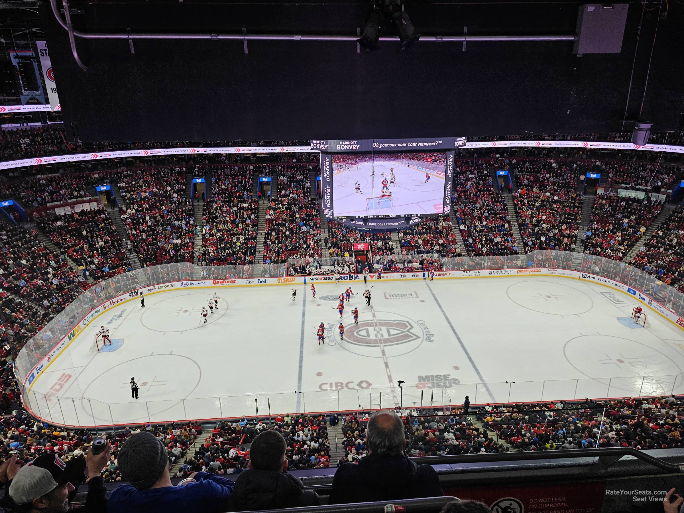 section 320, row cc seat view  for hockey - bell centre