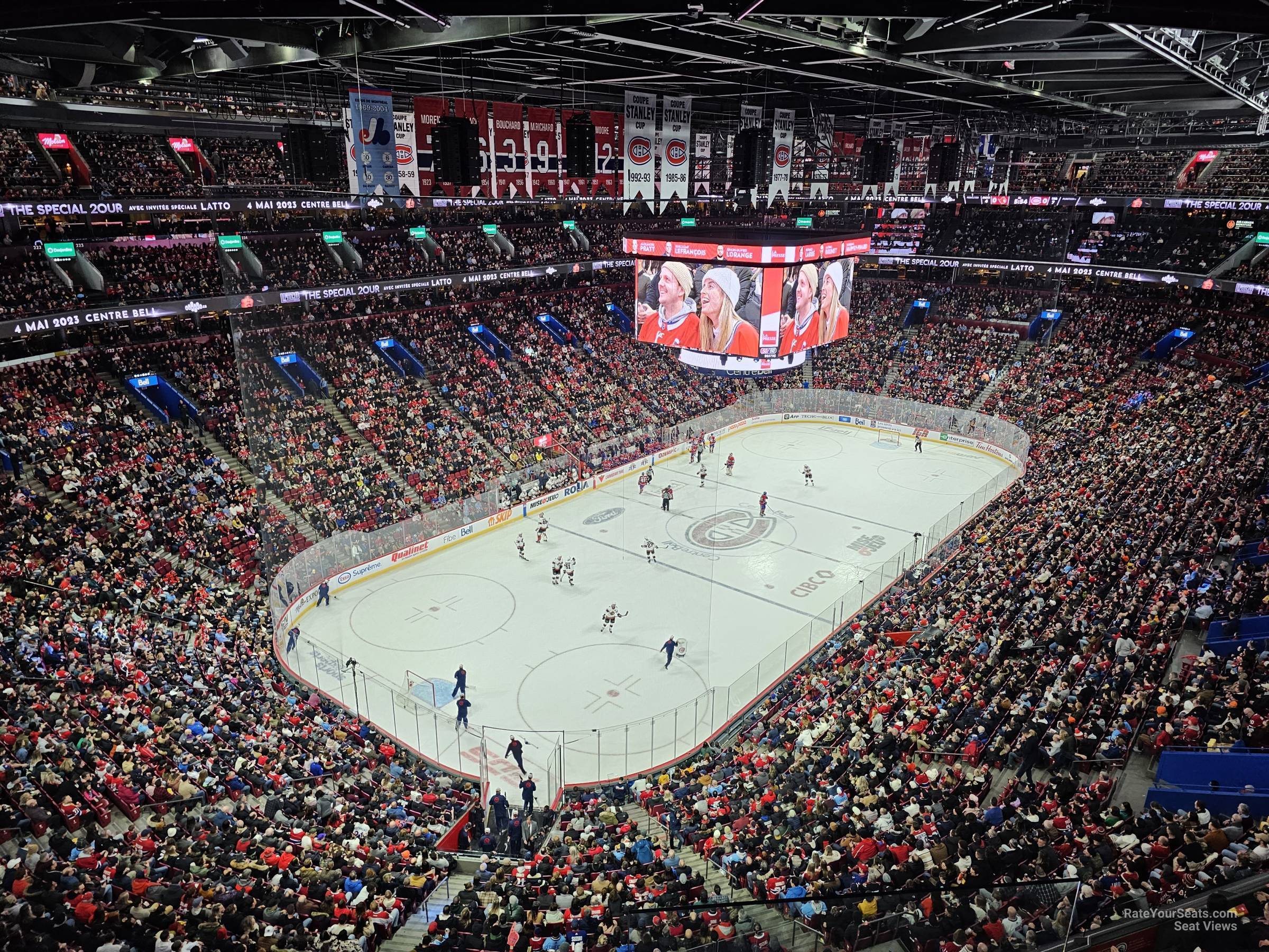 section 325, row cc seat view  for hockey - bell centre