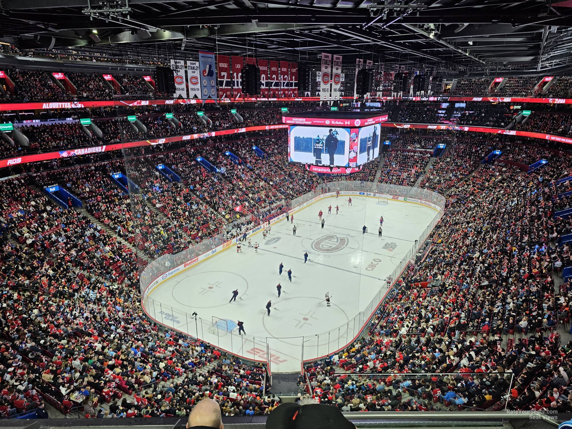 section 326, row cc seat view  for hockey - bell centre