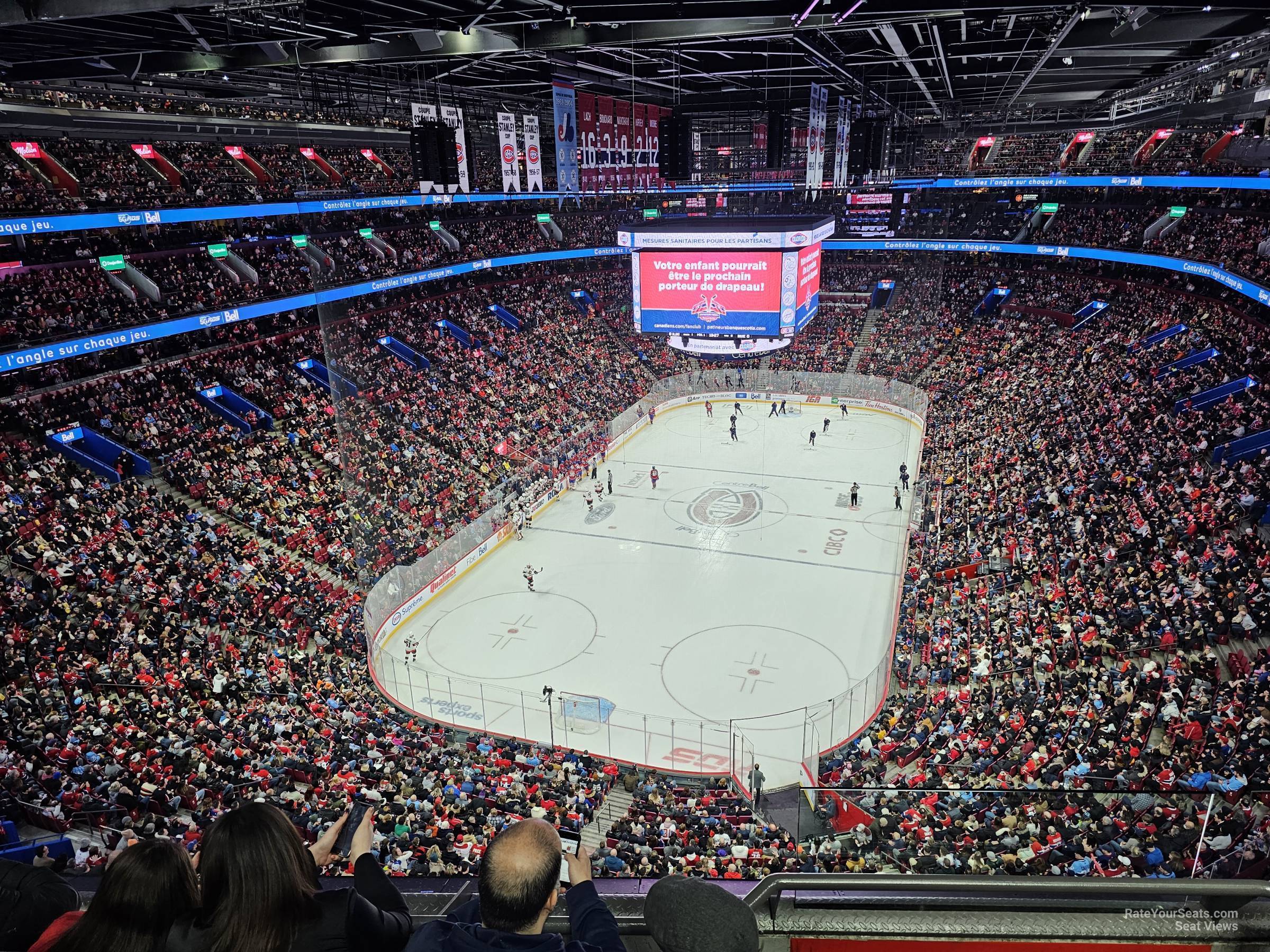 section 327, row cc seat view  for hockey - bell centre