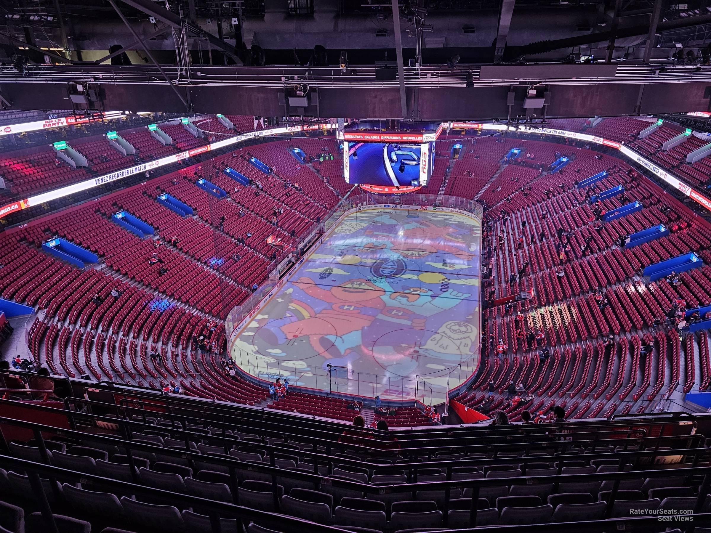section 327, row d seat view  for hockey - bell centre