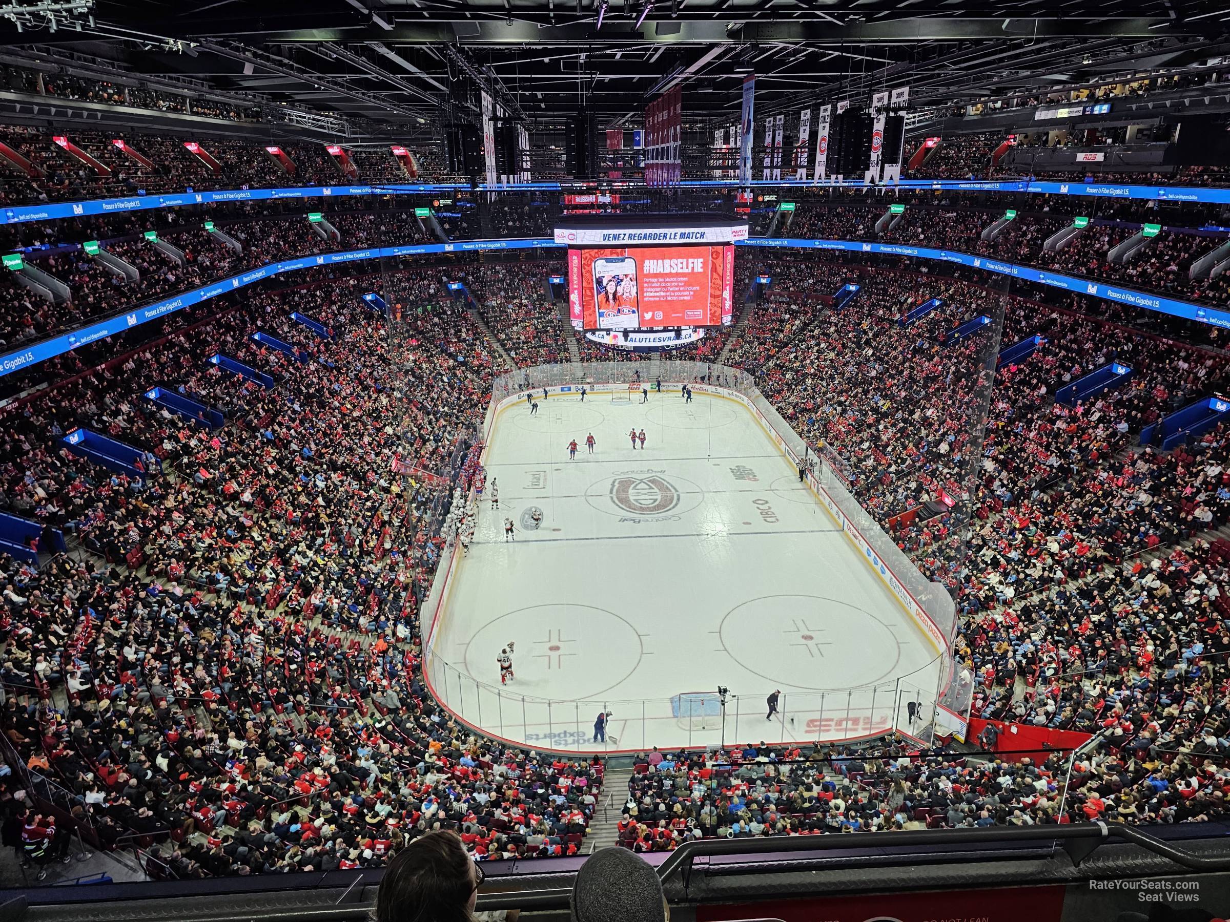 section 329, row cc seat view  for hockey - bell centre