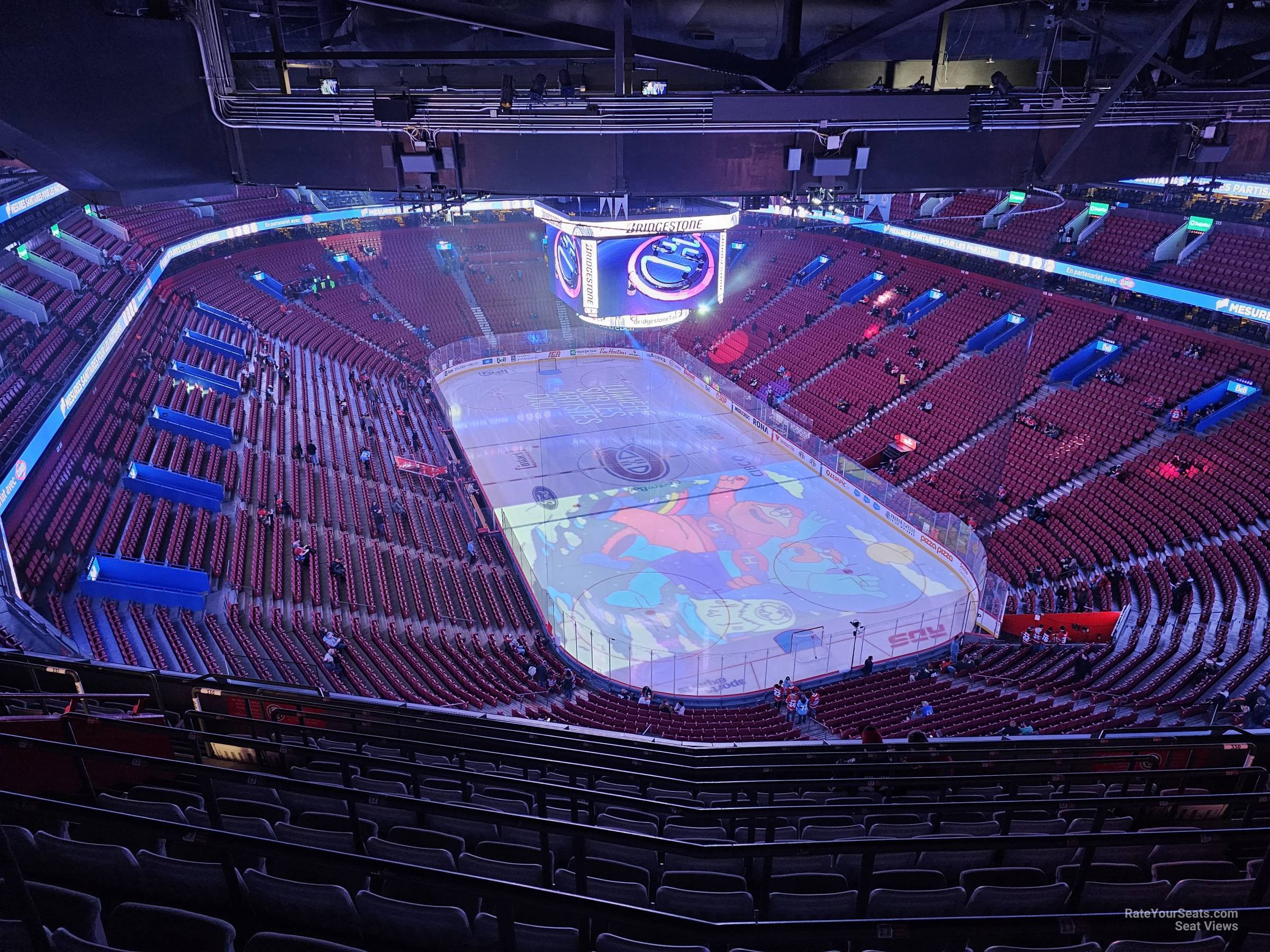 section 330, row d seat view  for hockey - bell centre