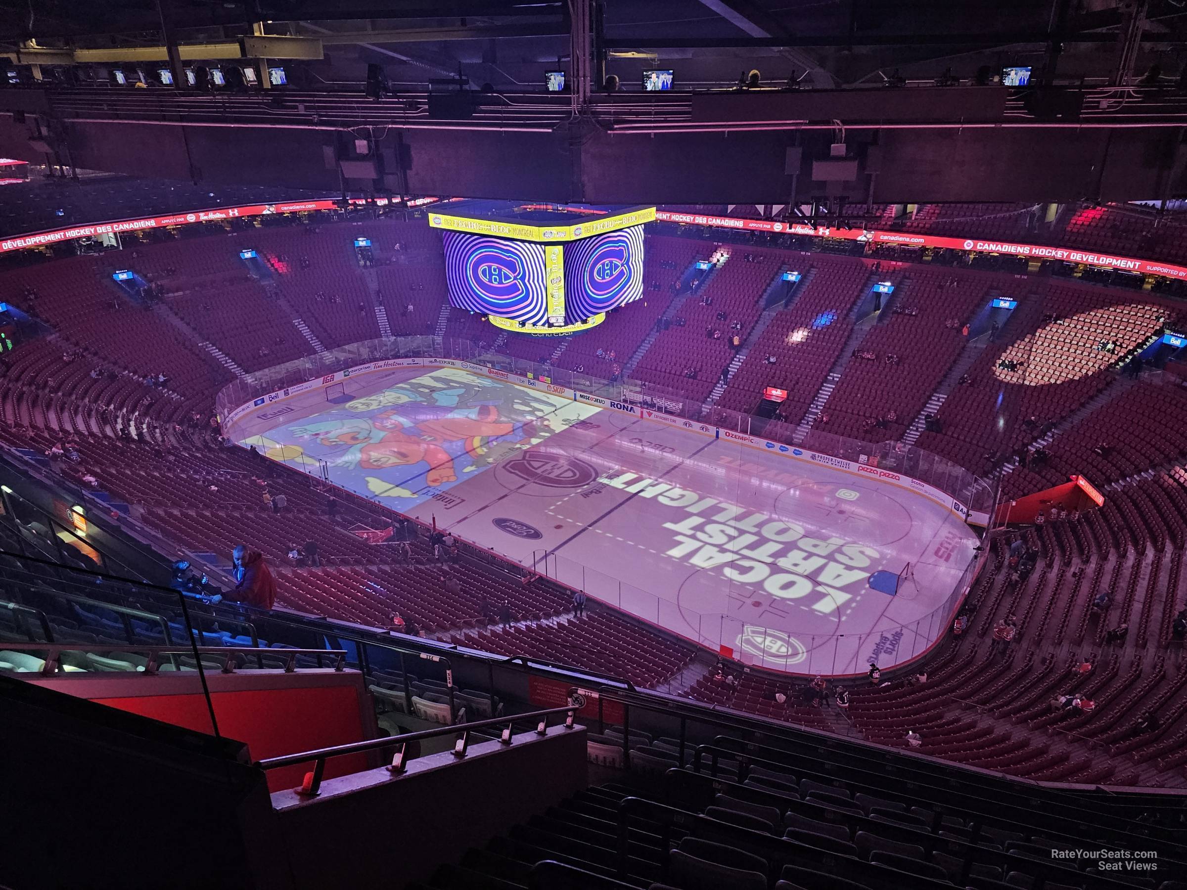 section 333, row d seat view for hockey - bell centre