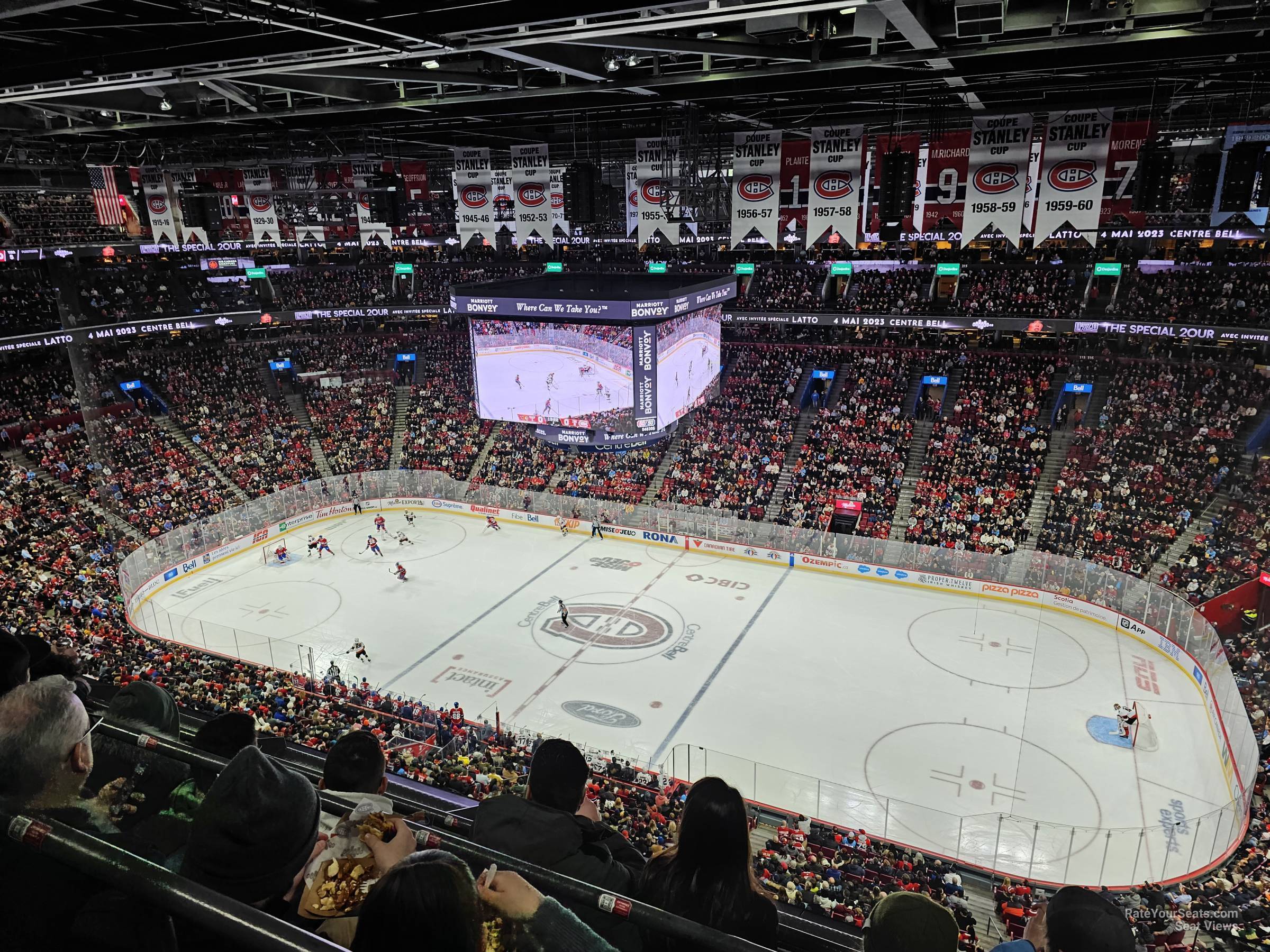 section 335, row cc seat view for hockey - bell centre