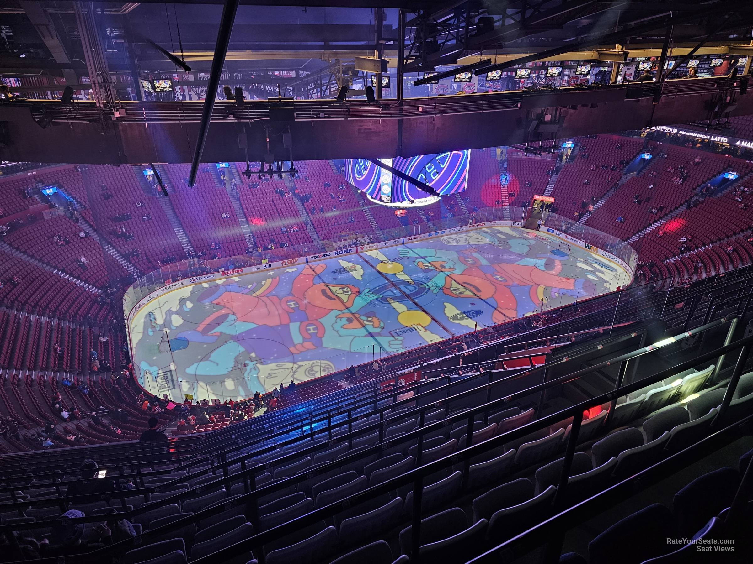 section 404, row c seat view  for hockey - bell centre