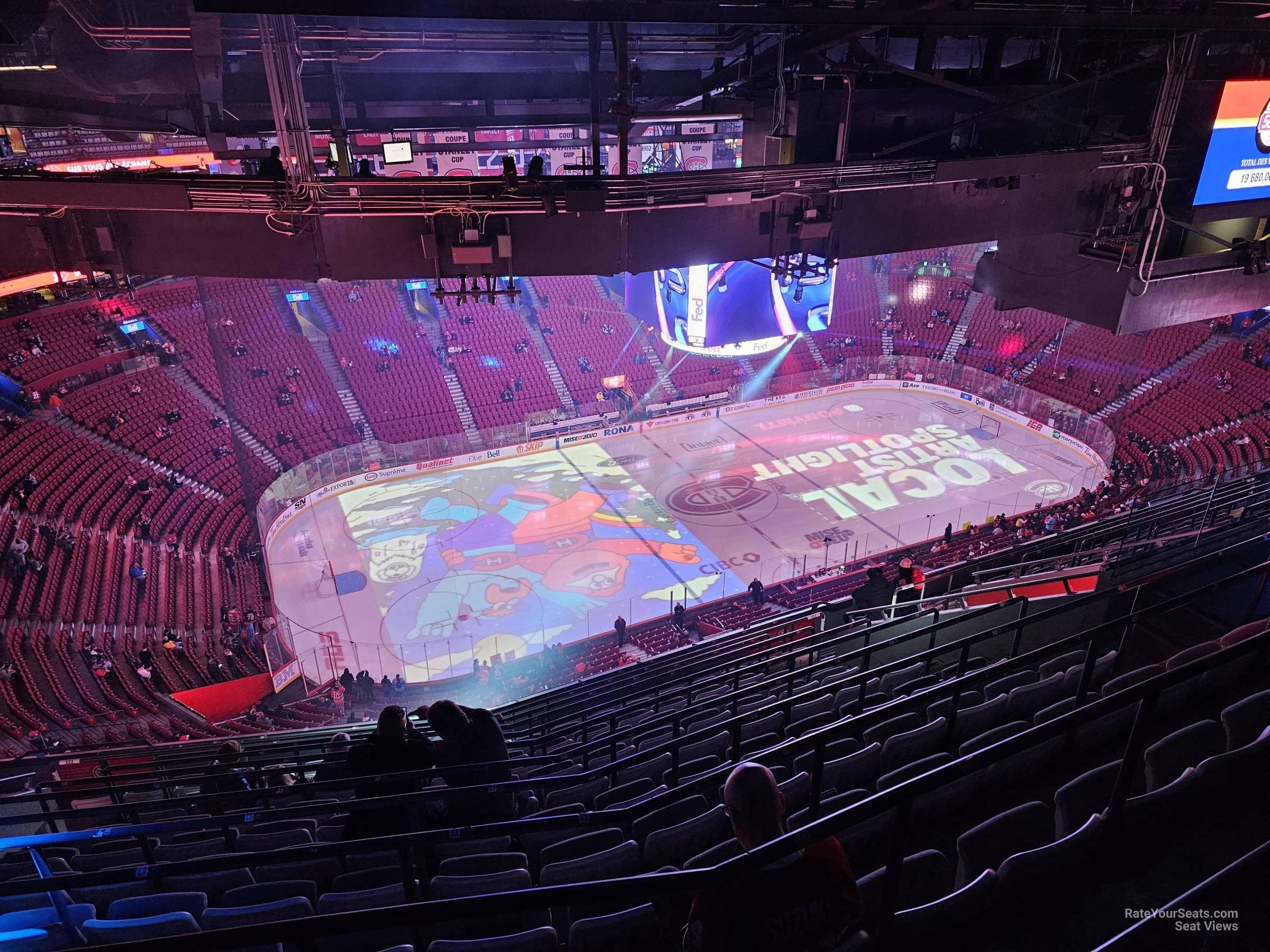 section 422, row c seat view  for hockey - bell centre