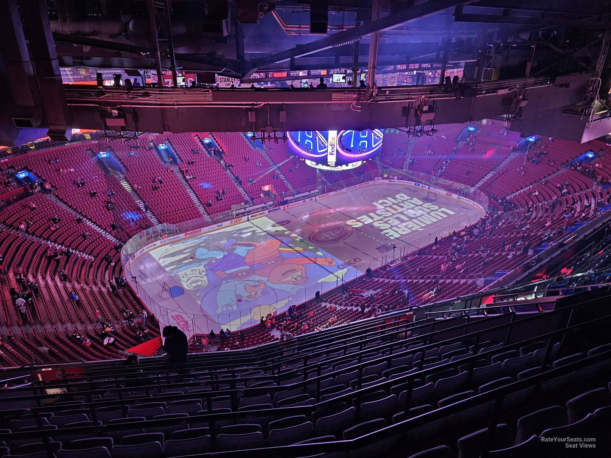 section 423, row c seat view  for hockey - bell centre
