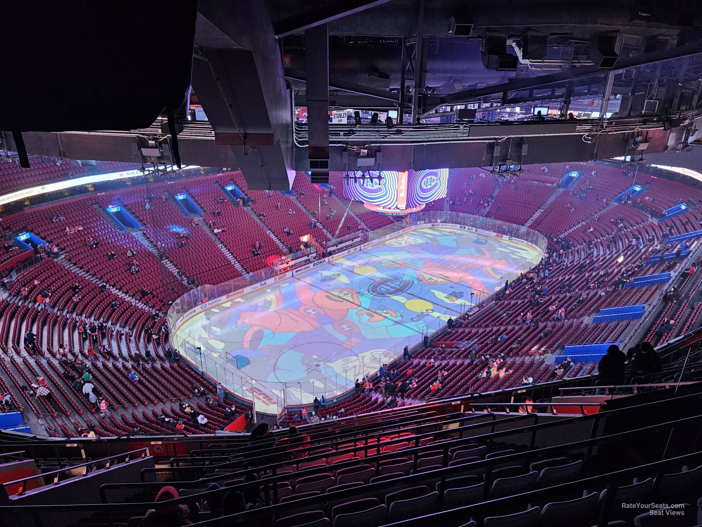 section 424, row c seat view  for hockey - bell centre