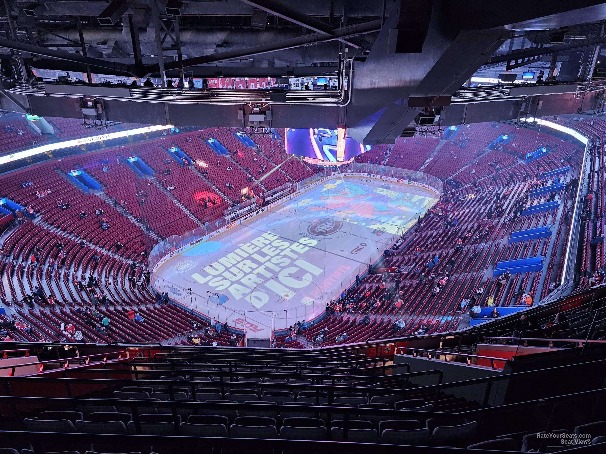 section 425, row c seat view  for hockey - bell centre