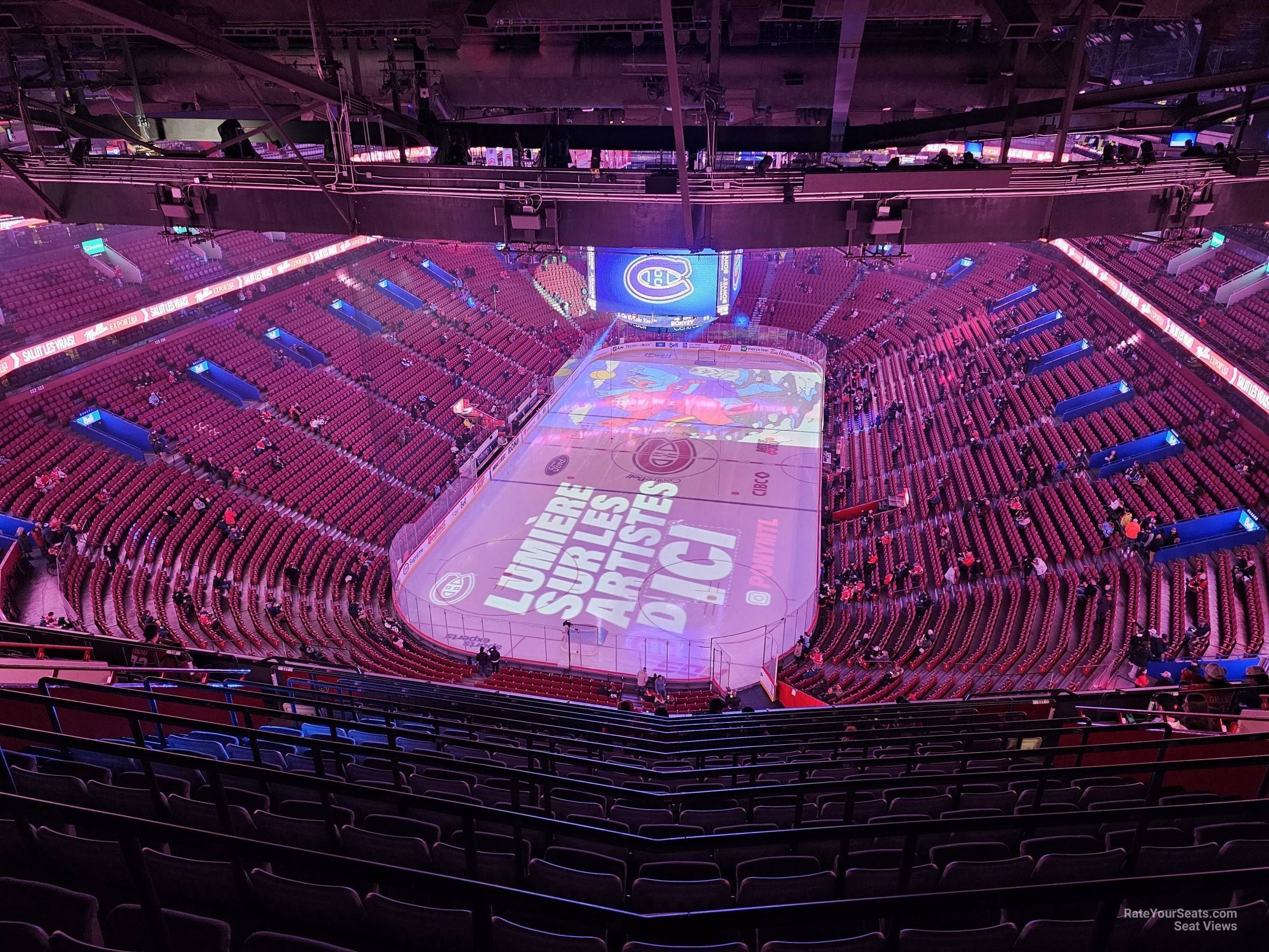 section 427, row c seat view  for hockey - bell centre