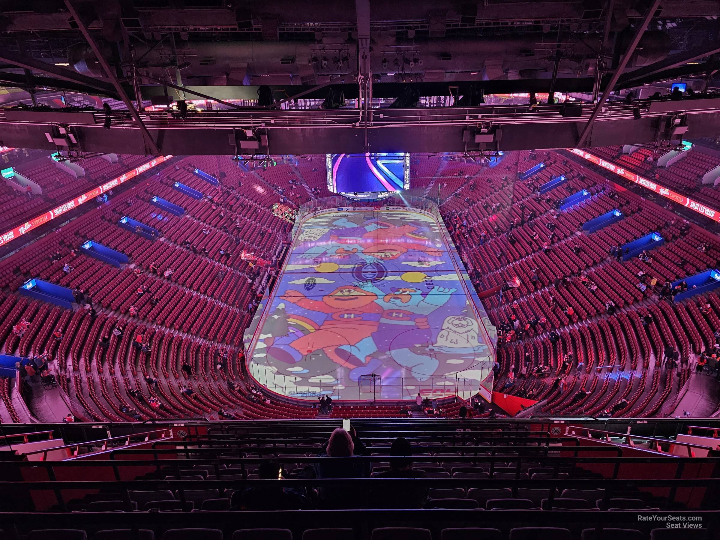 section 428, row c seat view  for hockey - bell centre