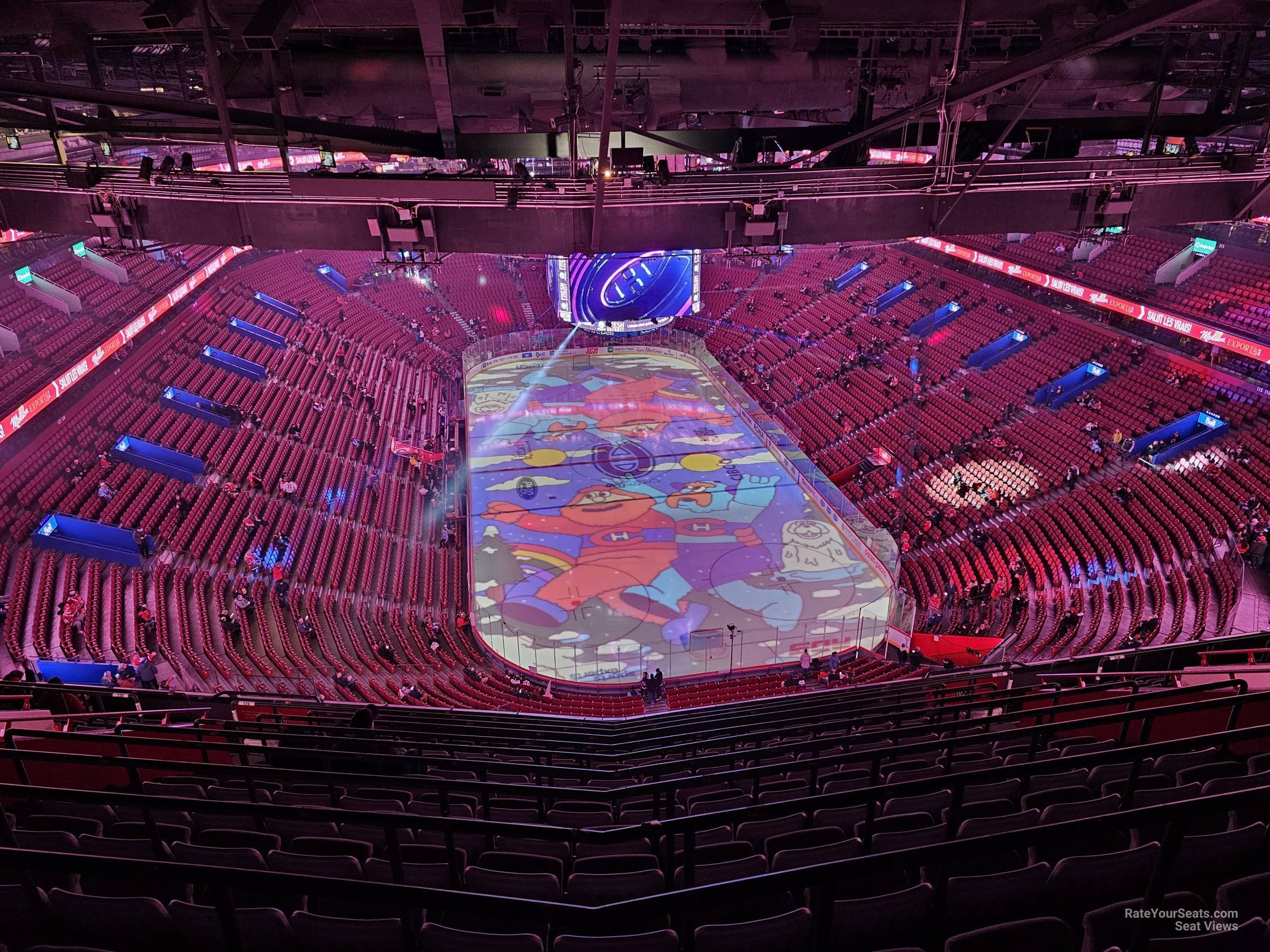 section 429, row c seat view  for hockey - bell centre
