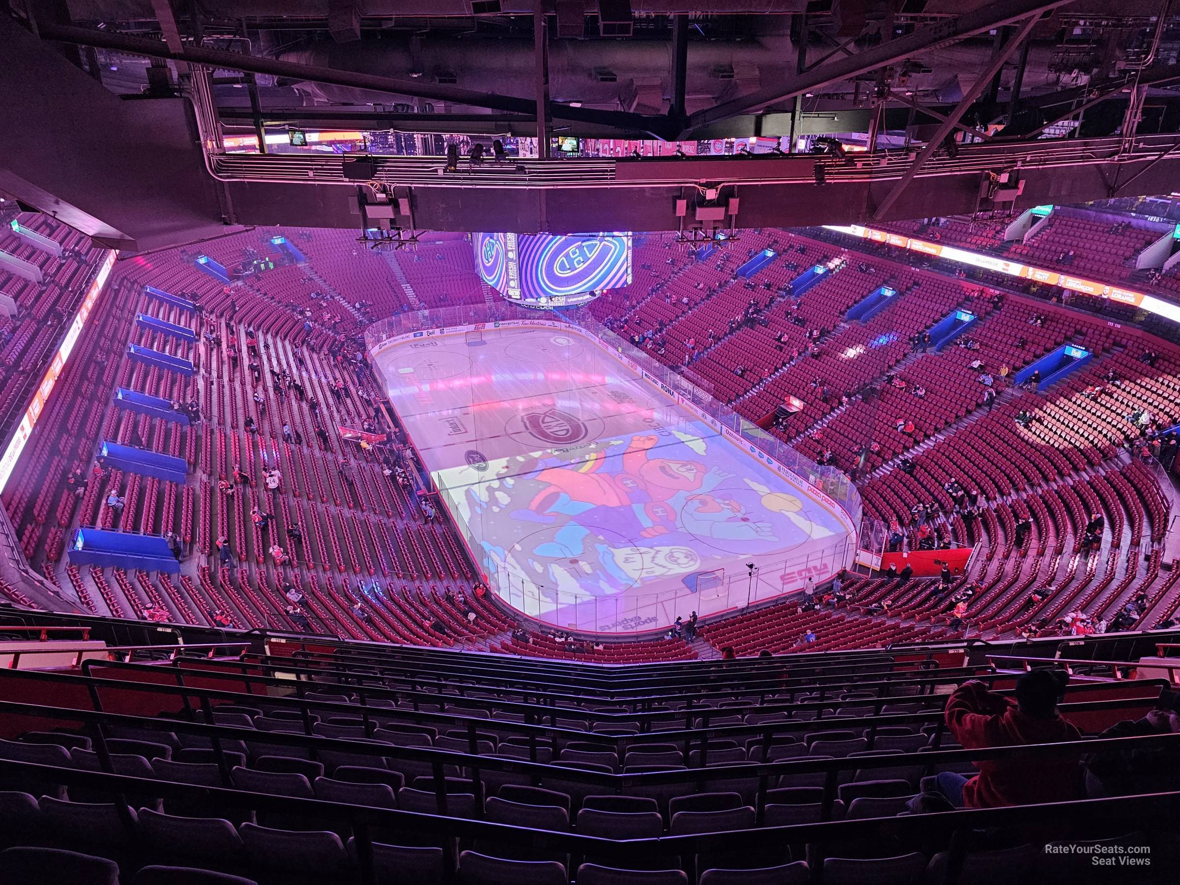 section 430, row c seat view  for hockey - bell centre