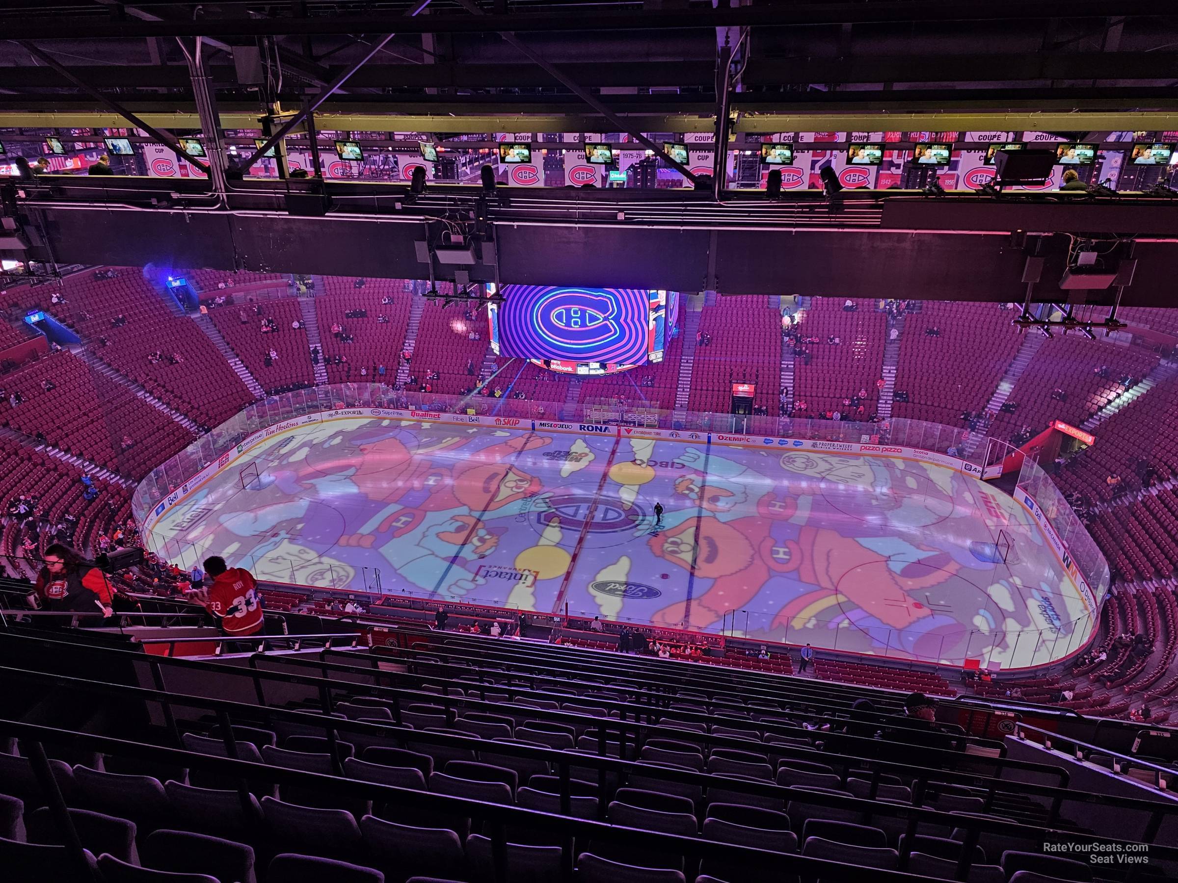 section 436, row c seat view  for hockey - bell centre