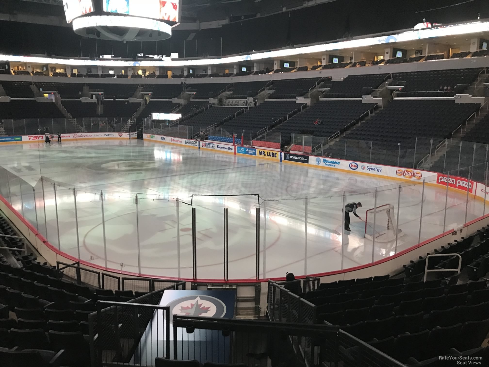 section 101, row 13 seat view  for hockey - canada life centre