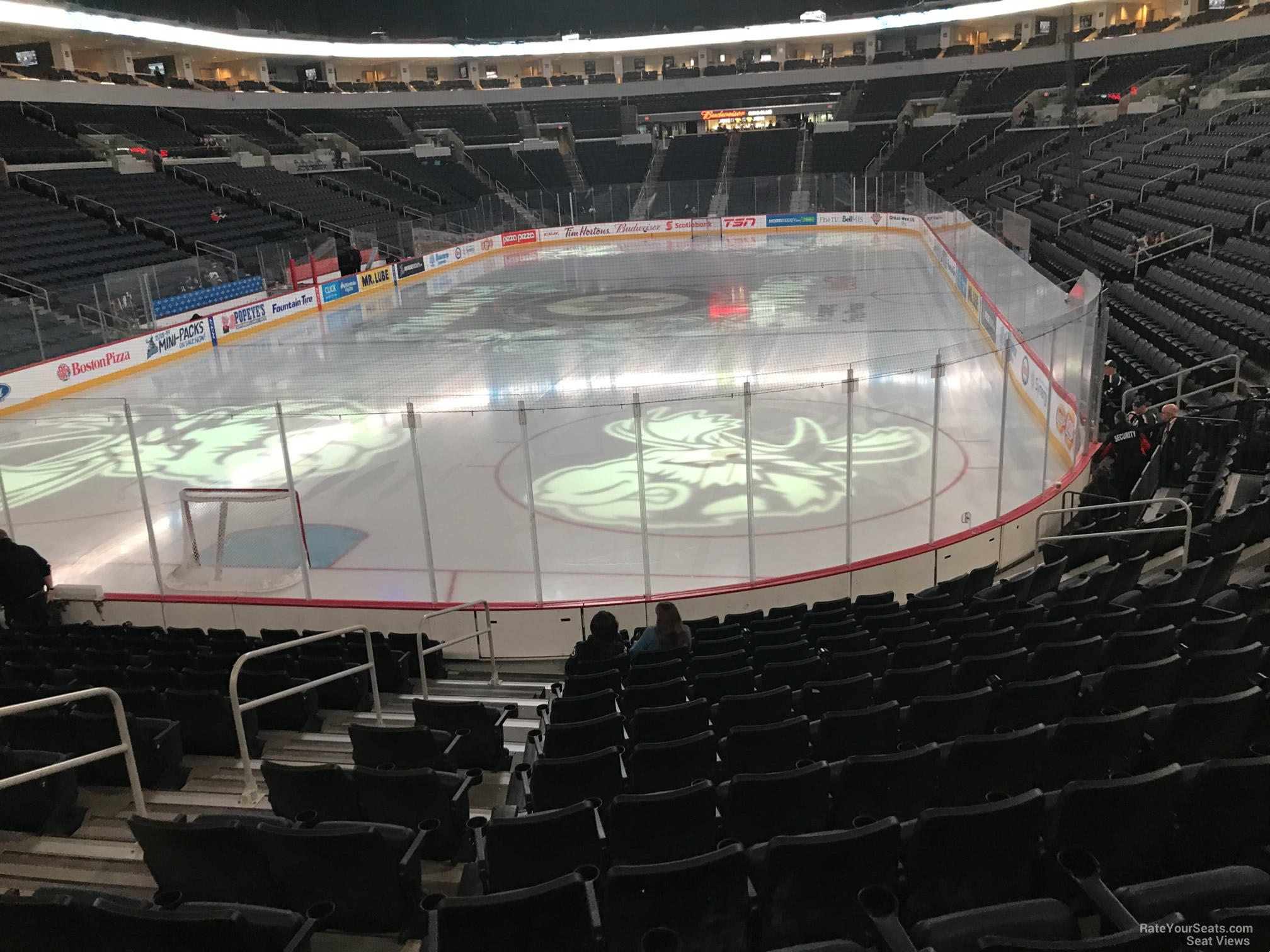 section 111, row 13 seat view  for hockey - canada life centre