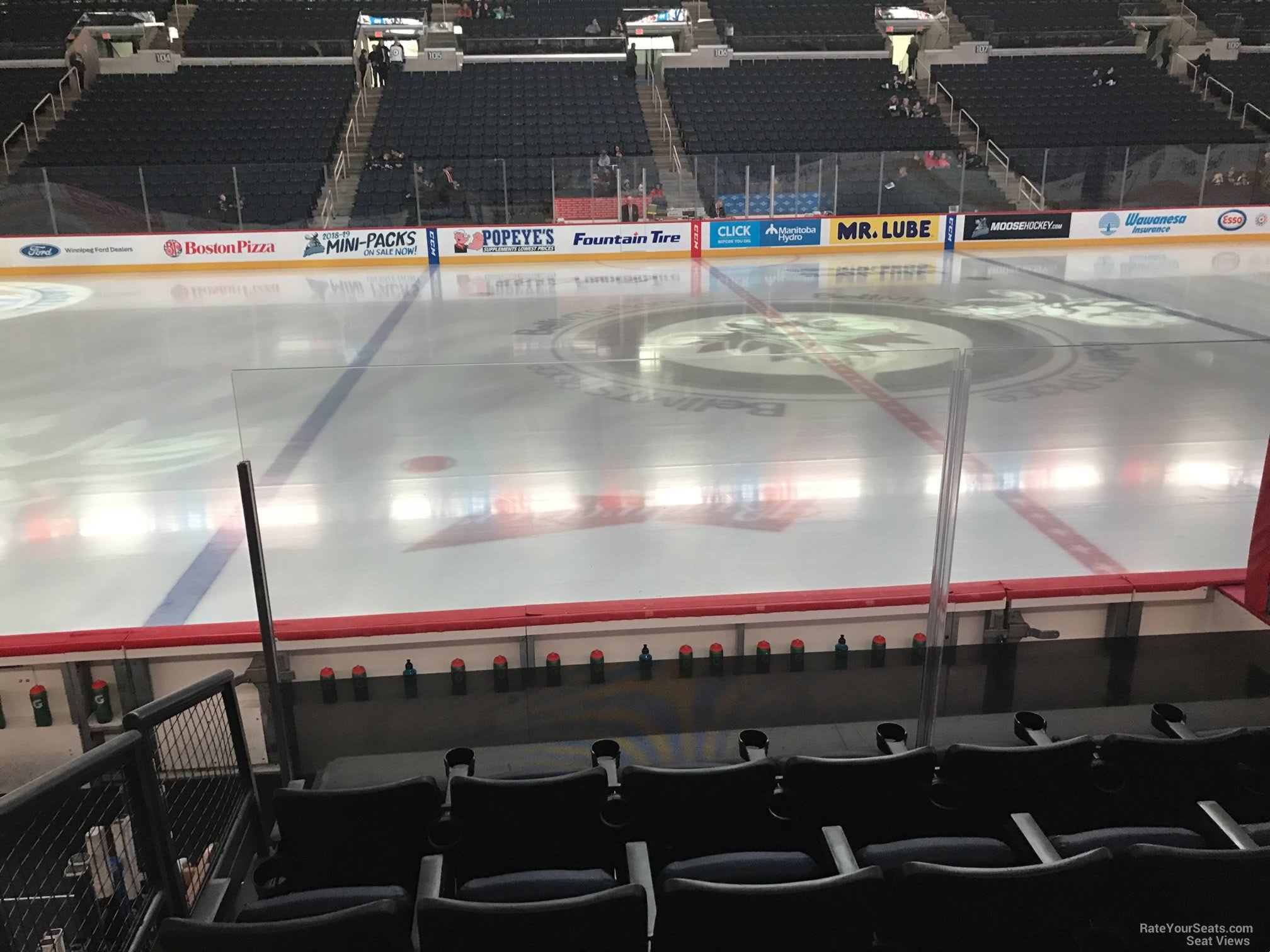 section 119 seat view  for hockey - canada life centre