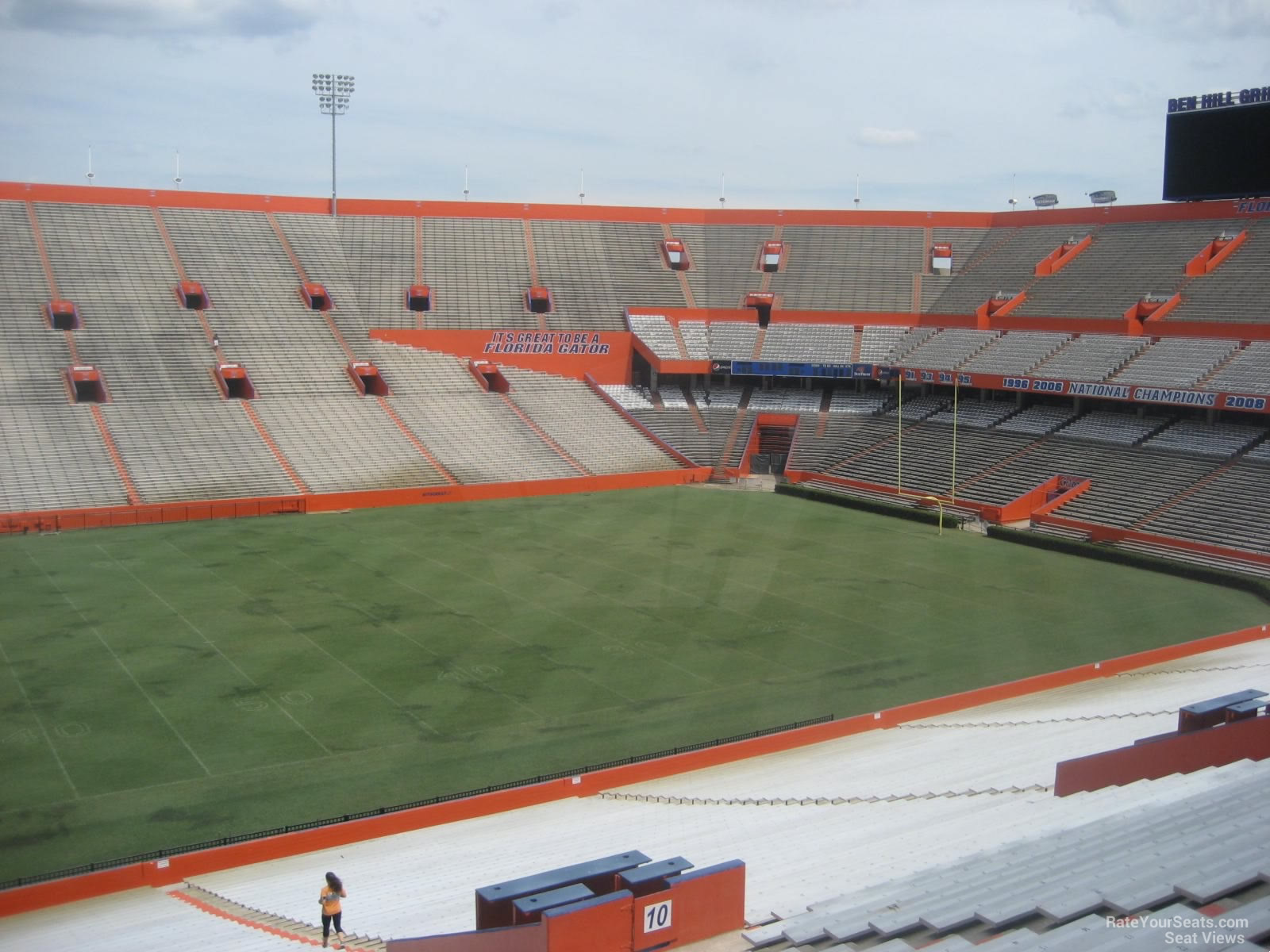 section 11, row 58 seat view  - ben hill griffin stadium