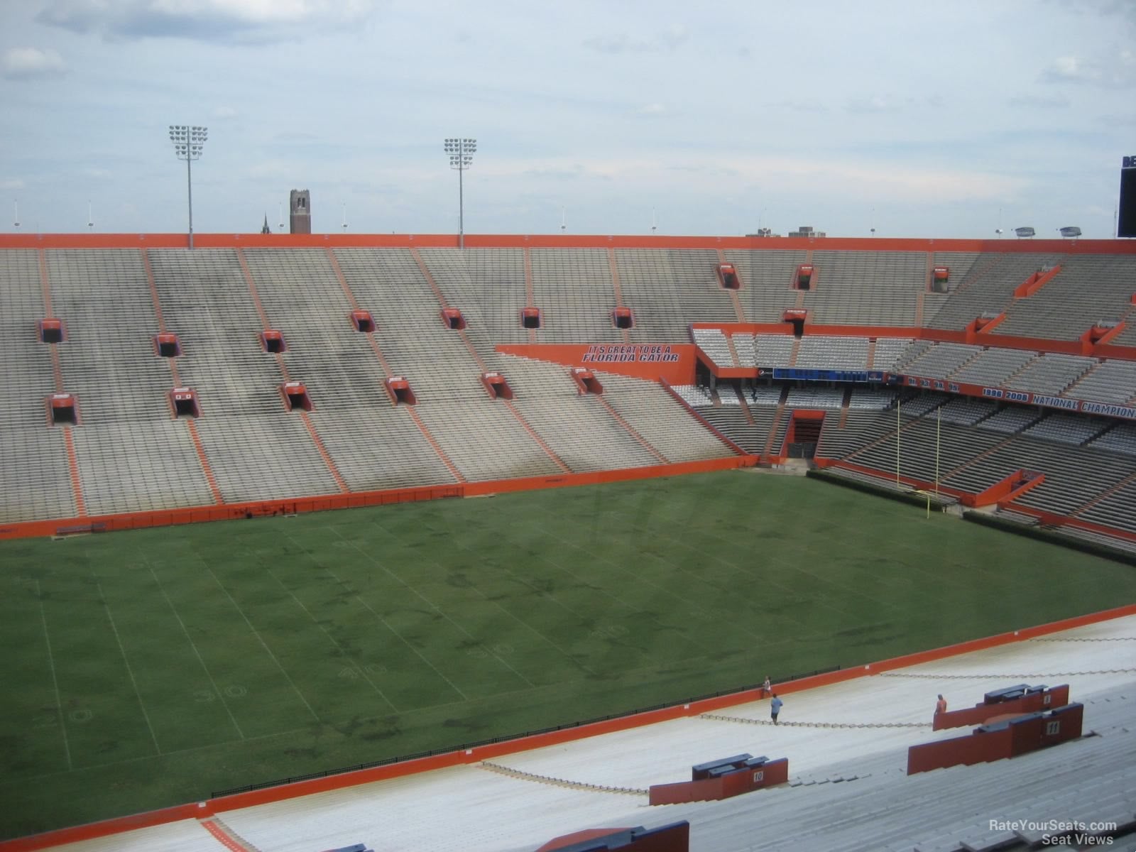 section 13, row 88 seat view  for football - ben hill griffin stadium
