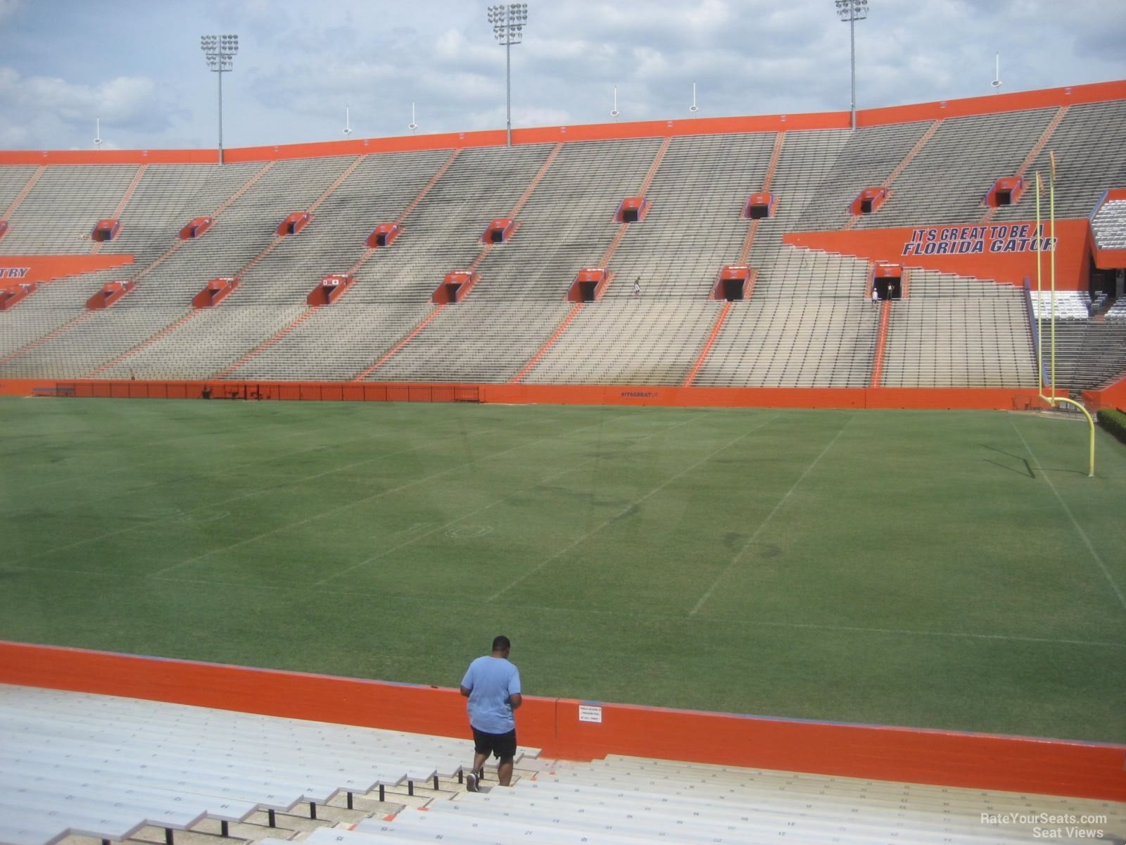 section 2, row 32 seat view  - ben hill griffin stadium