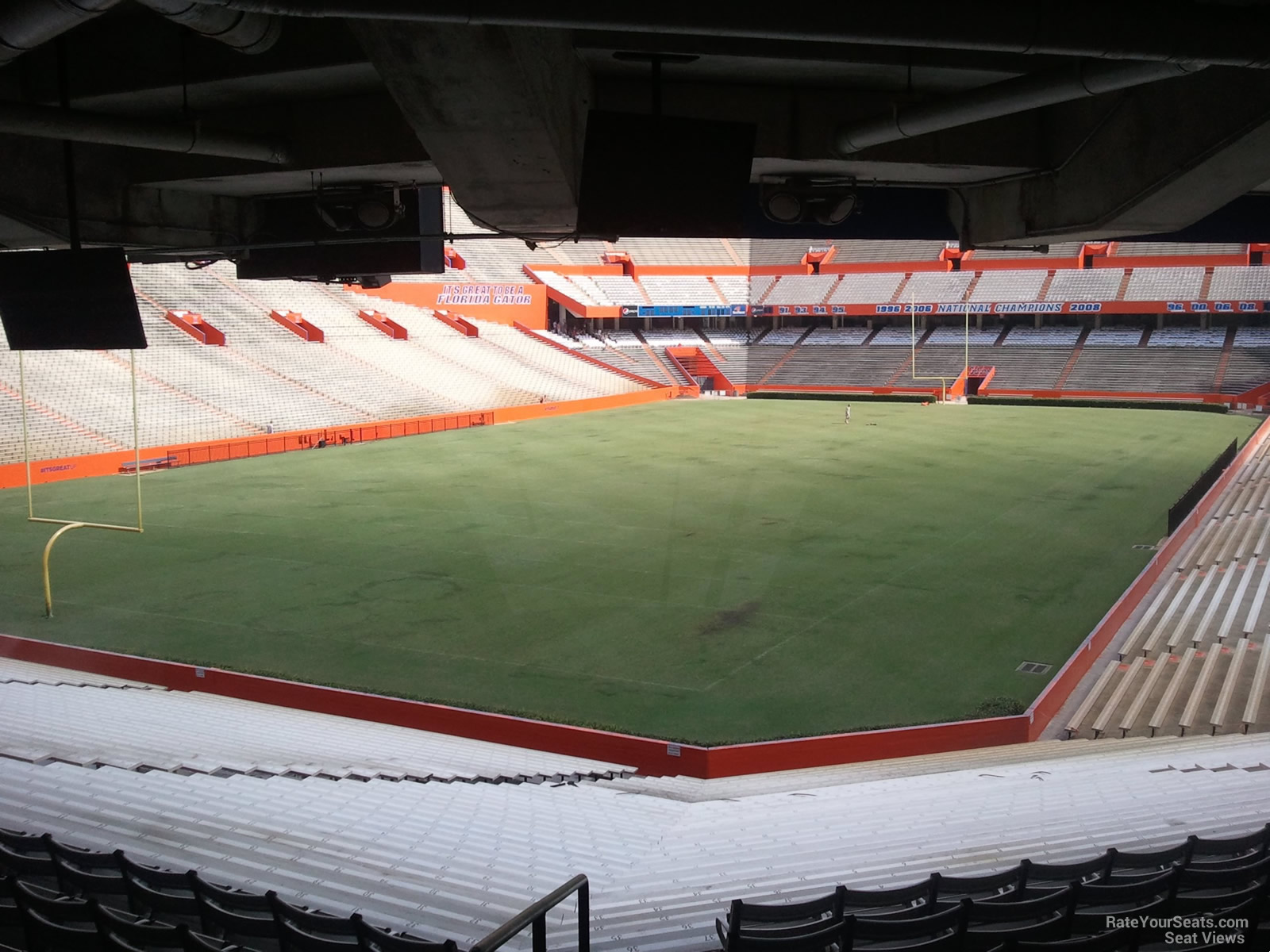 section 21, row 37 seat view  - ben hill griffin stadium