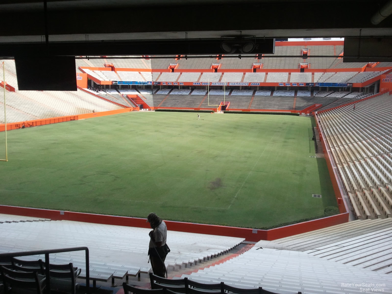 section 22, row 37 seat view  - ben hill griffin stadium