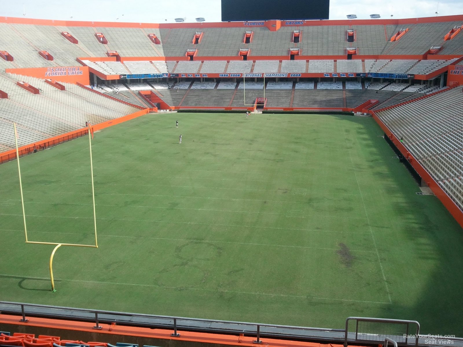 section 221, row 10 seat view  - ben hill griffin stadium