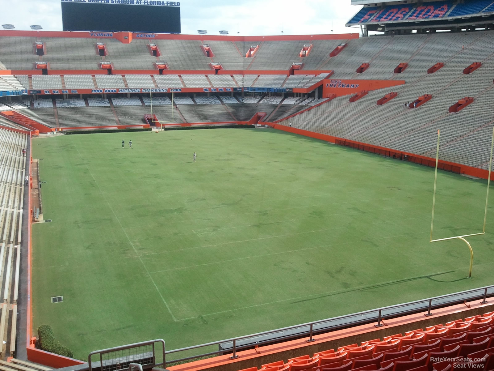 section 225, row 10 seat view  - ben hill griffin stadium