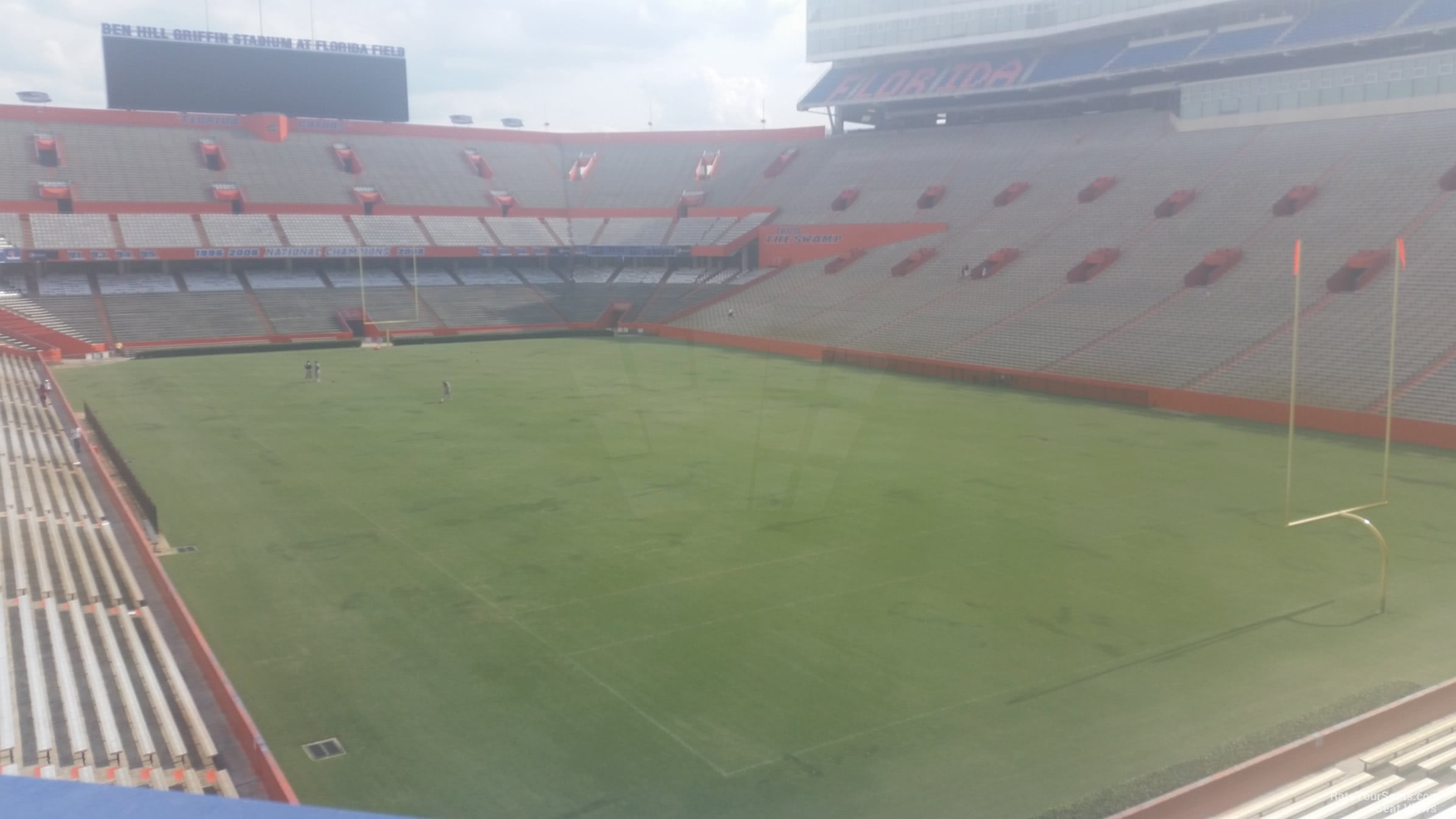 section 227, row 1 seat view  for football - ben hill griffin stadium