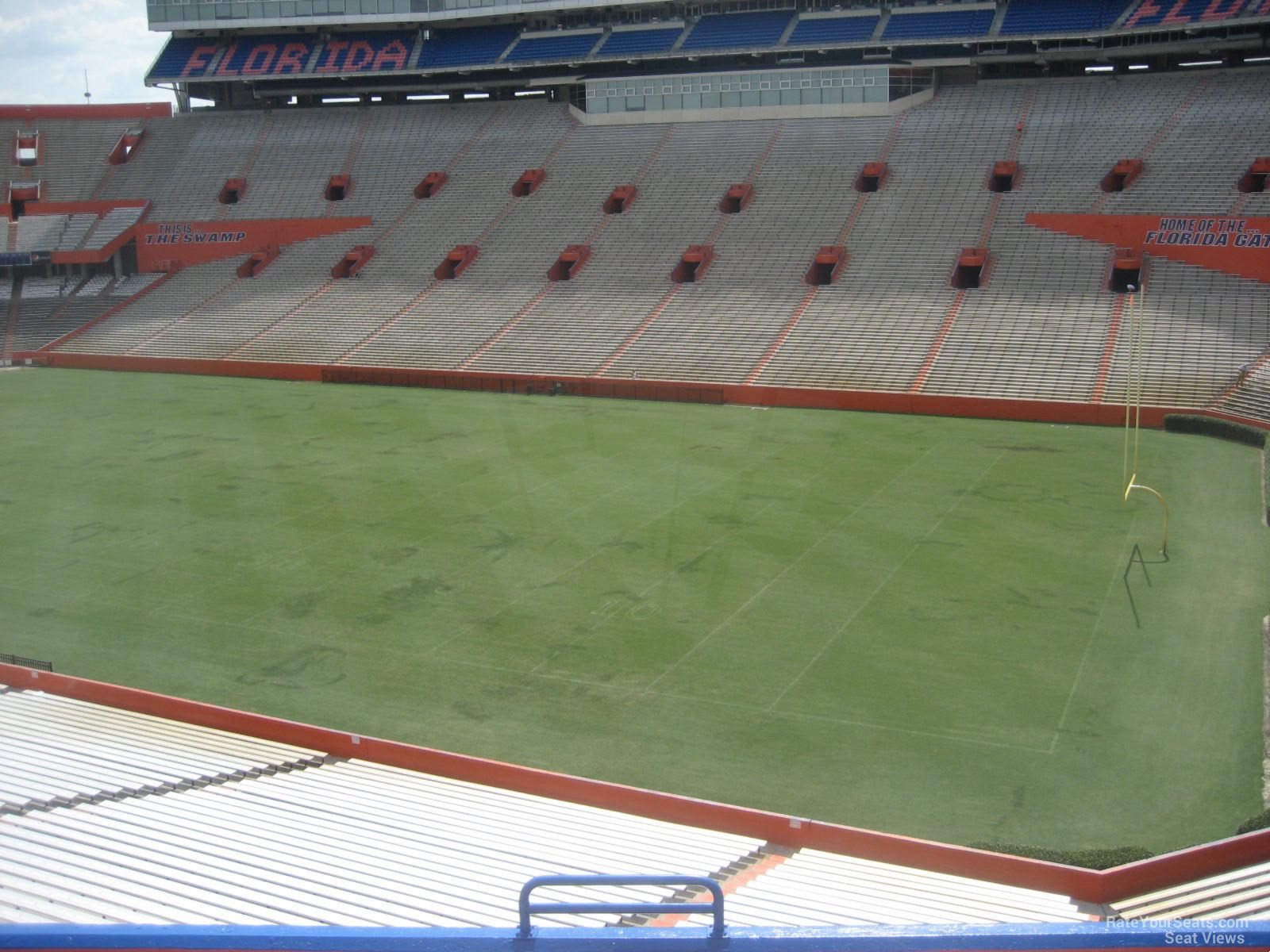 section 27, row 58 seat view  - ben hill griffin stadium