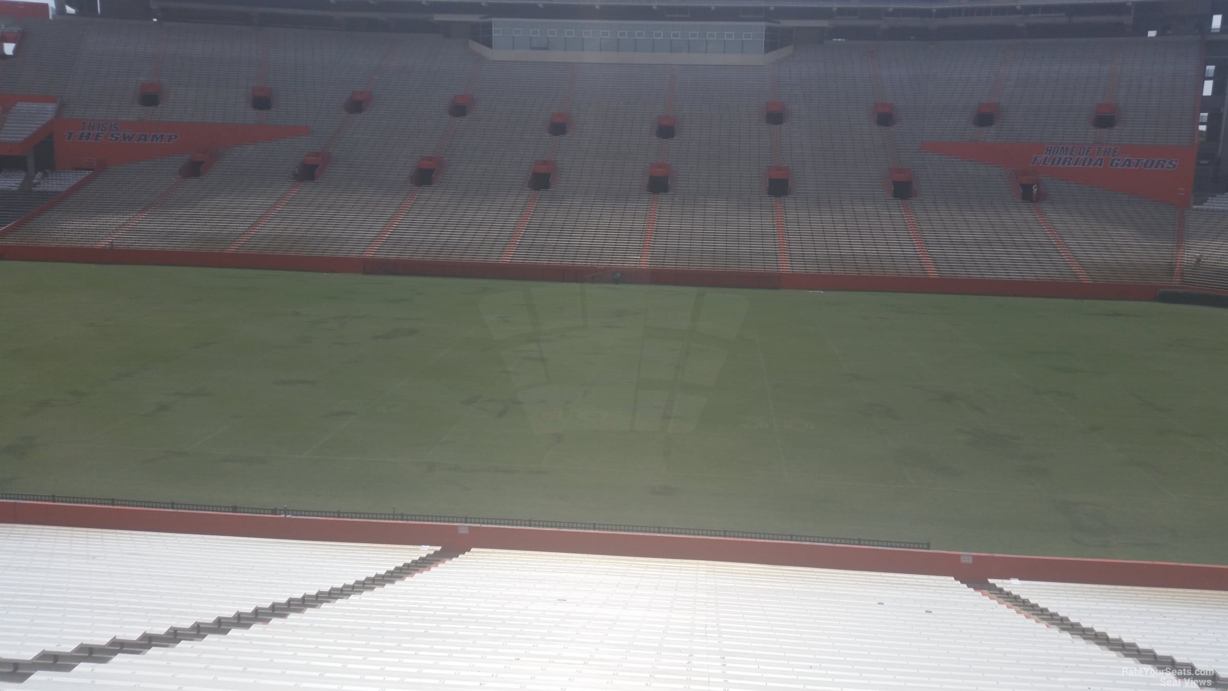 section 36, row 41 seat view  for football - ben hill griffin stadium