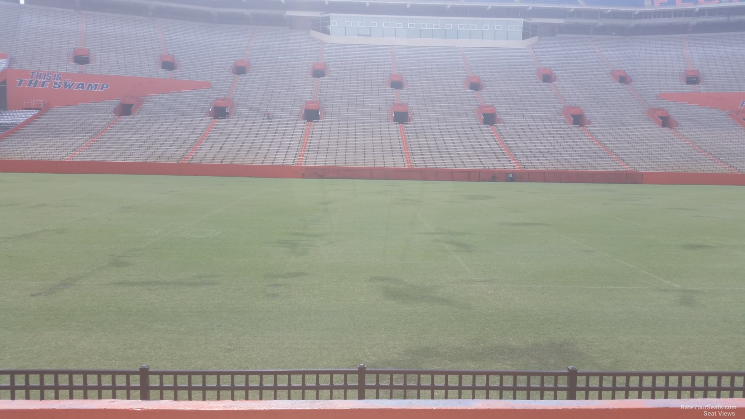 section 38, row 6 seat view for football - ben hill griffin stadium